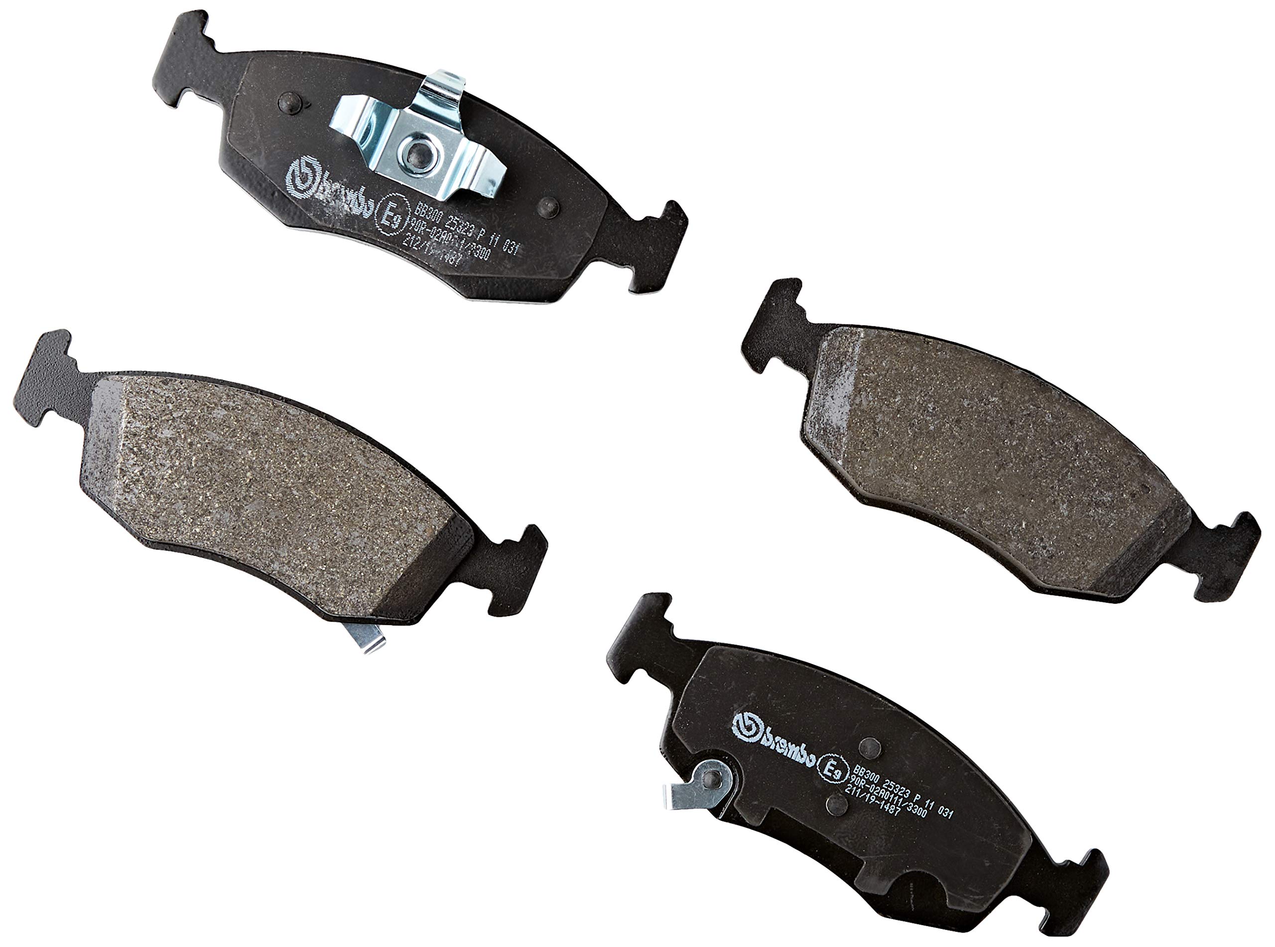 Brembo 08.5086.14 Disco Freno Anteriore Set di 2 dischi & P 11 031 Pastiglia Freno Anteriore