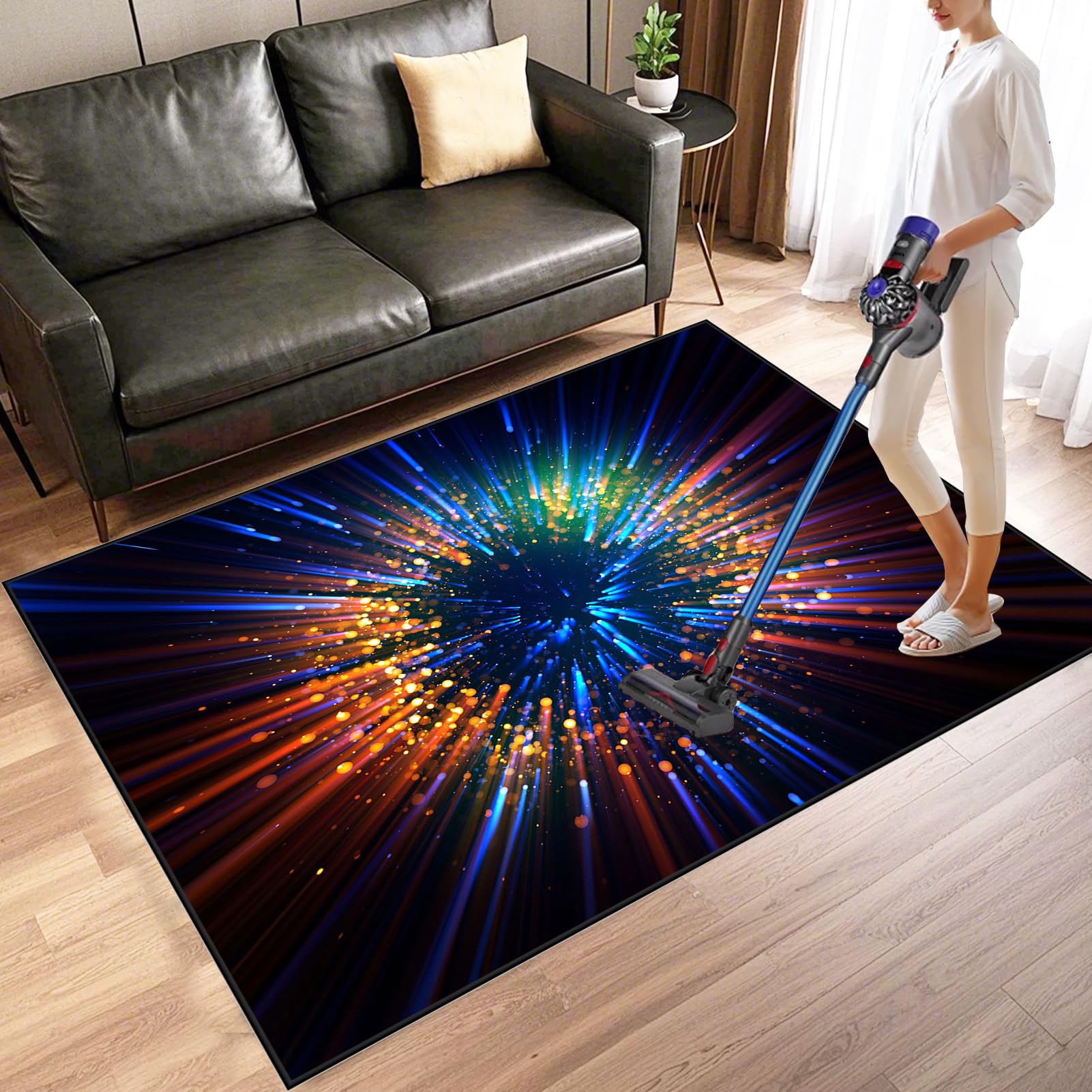 Schlagzeugteppich Drum Teppich Trommel Teppich Schallschutz Akustik Schlagzeug Teppich Professionelles rechteckiges Elektronisches Jazz Schlagzeug Kit Drumteppich für Studio, Wohnung 200 x 160 cm