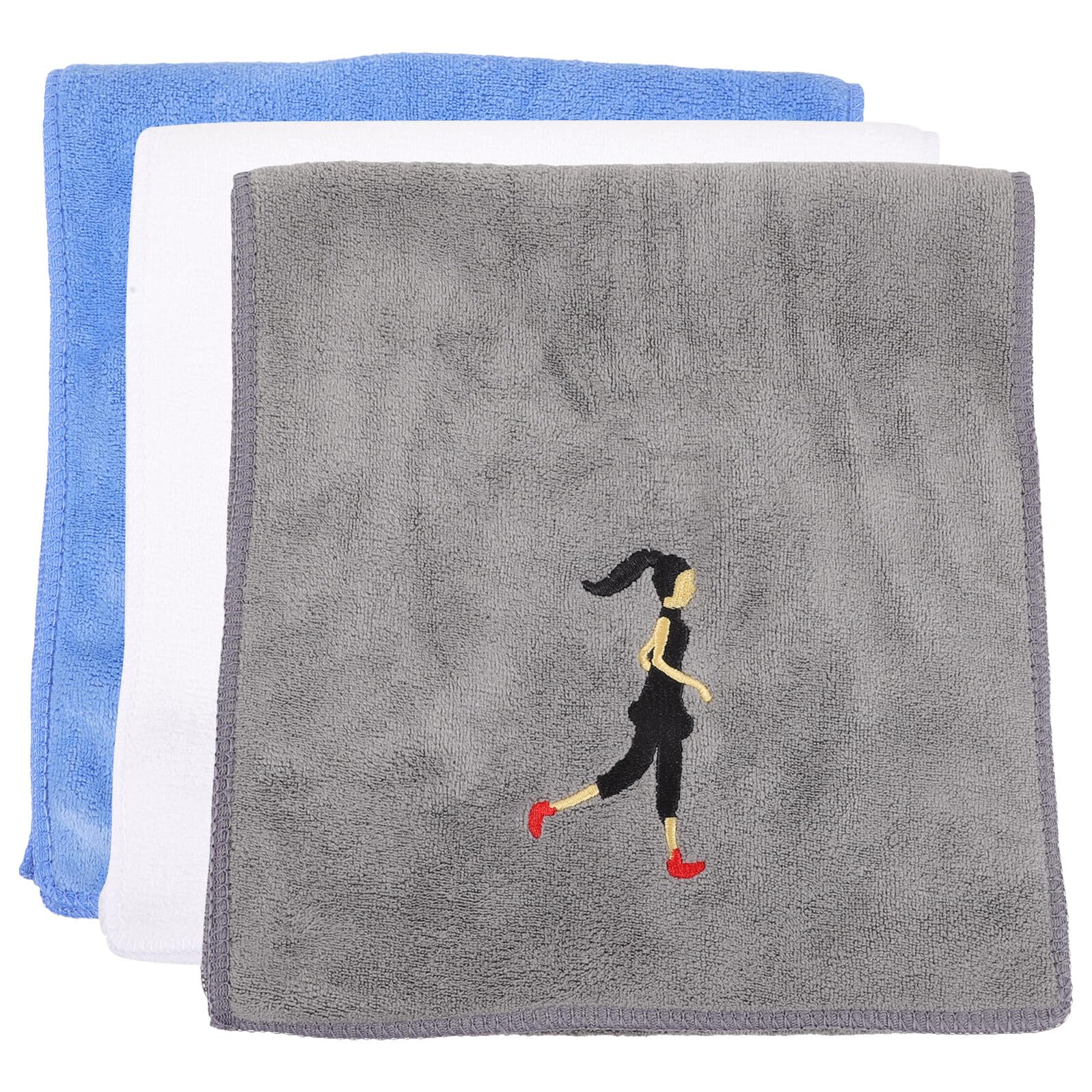 Serviettes de sport en microfibre pour yoga et exercice lot de 3 portables et confortables pour hommes