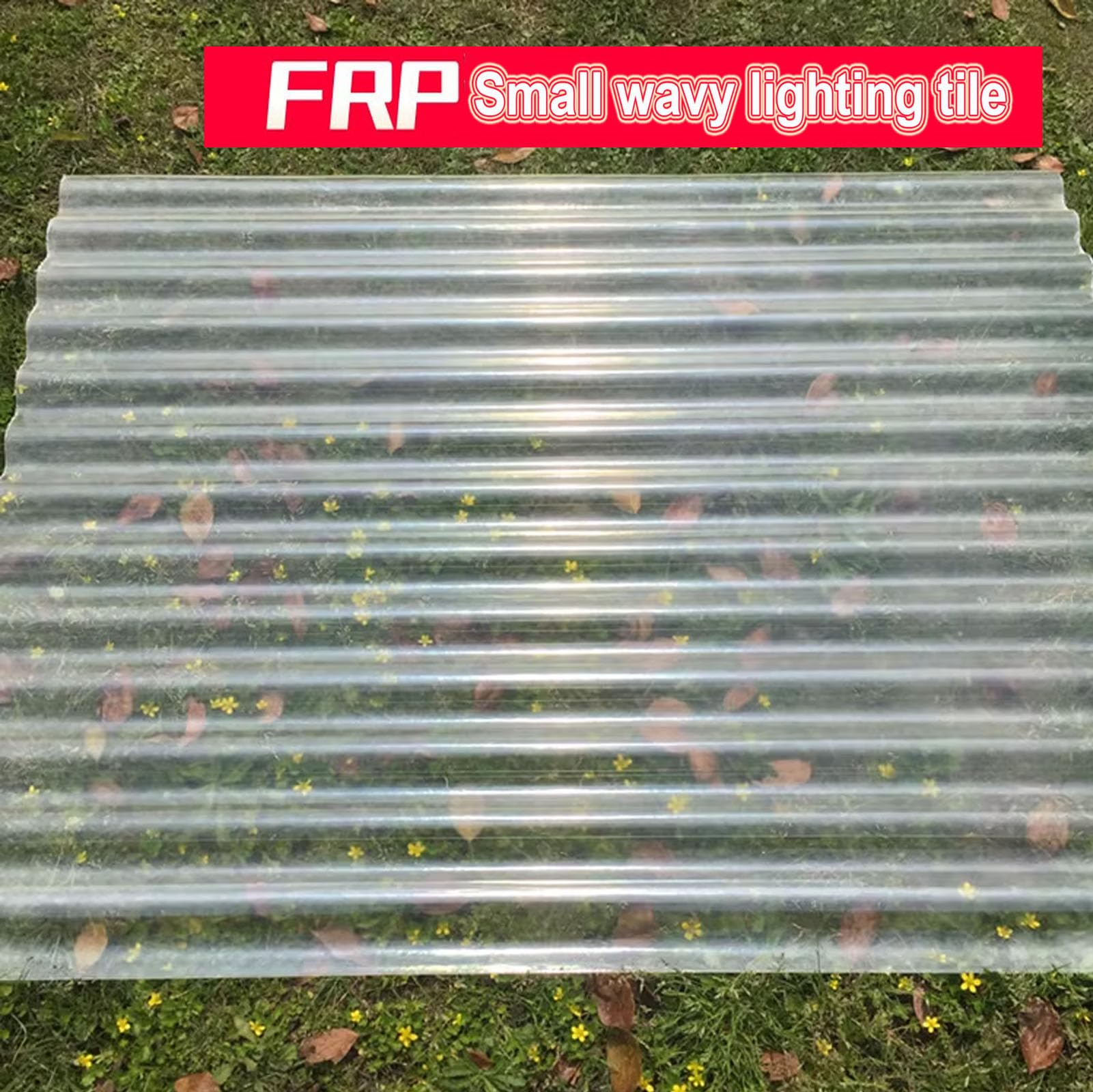1.5mm Hojas De Techo Corrugado,Paneles Para Tejado Resistentes Al Impacto,Placa Ondulada Anti-UV,Chapa Ondulada Para Invernaderos Prueba De Lluvia,Placa De Aislamiento (0.9×1.7m,1pcs)