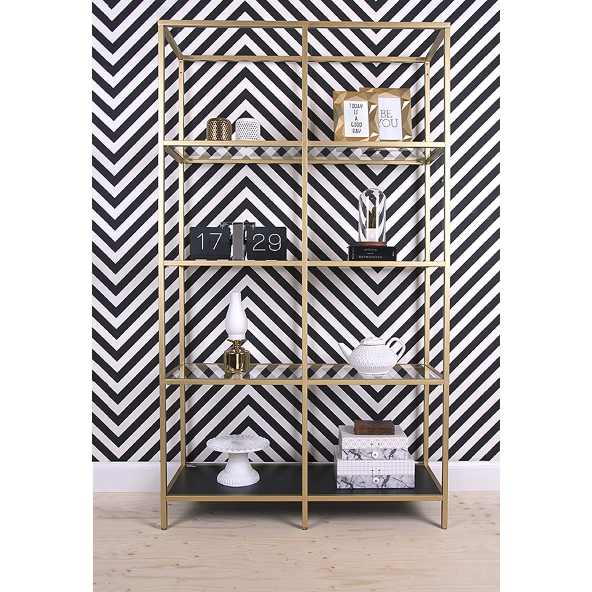 Karlsson ka5601bk no Case Reloj de Pared Metal Negro 8.5 x 36 x 14 cm