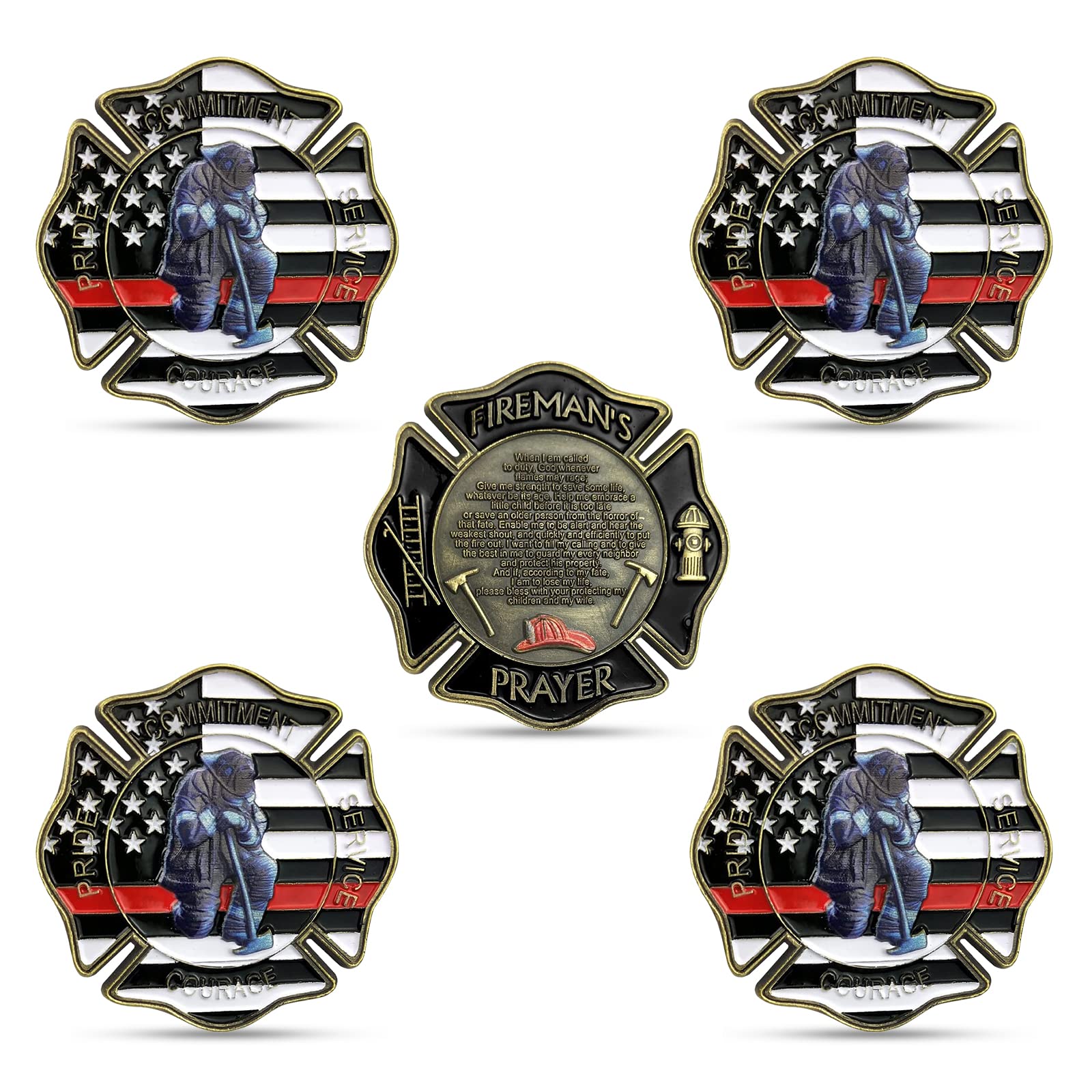 Paramedic Prayer Coins - 5 Pack -11 Paramedic Prayer Coins - 5 Pack -11
