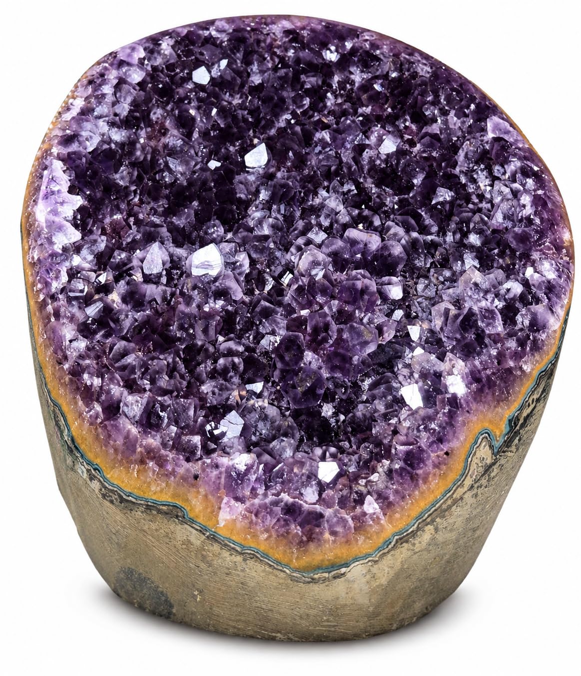 Unique Specimen, Premium Natural Amethyst Crystals Geode 7 to 8 lbs