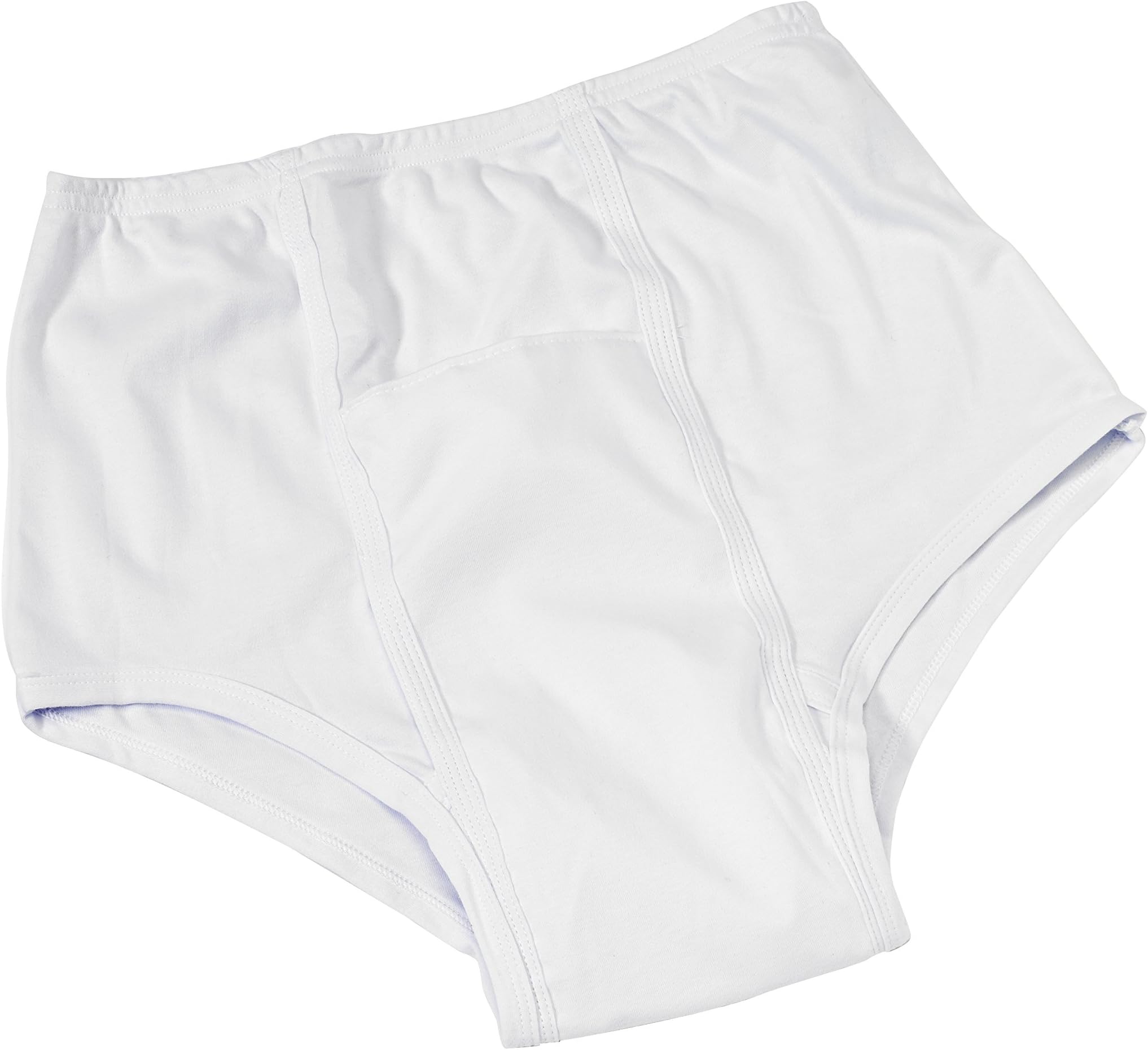 Performance Health Kanga Pouch 'n' Pad System, Male, White, X-Large 112-119cm, Holds Resuable & Disposable Pads, Elasticated Waist & Legs, Light-Moderate Incontinence