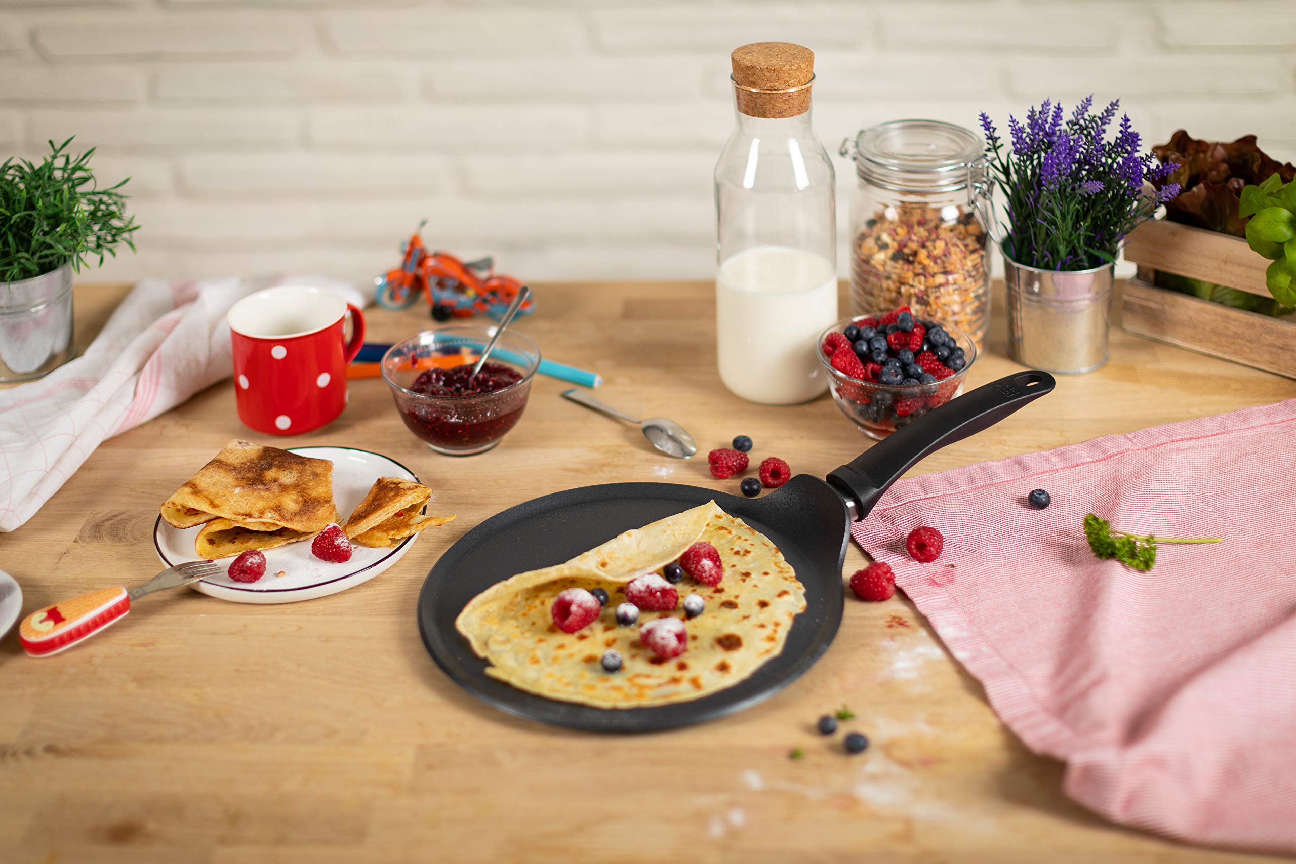 KUHN RIKON Easy Induction Crêpes-Pfanne, 25 cm Aluminium Bratpfanne