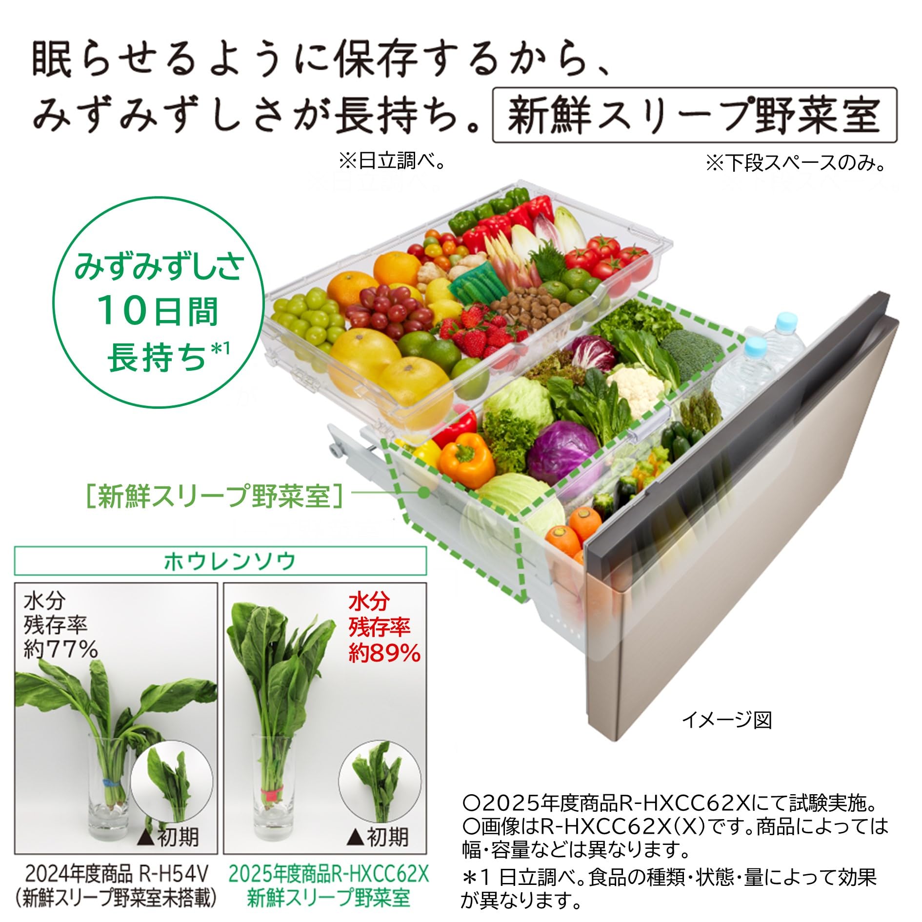 取付無料！高性能日立新鮮スリープ野菜室 おしゃれゴールドインテリア5ドア冷蔵庫 Amazon.co.jp: 日立 冷蔵庫 幅68.5cm 570L R-VWC57X N ライトゴールド