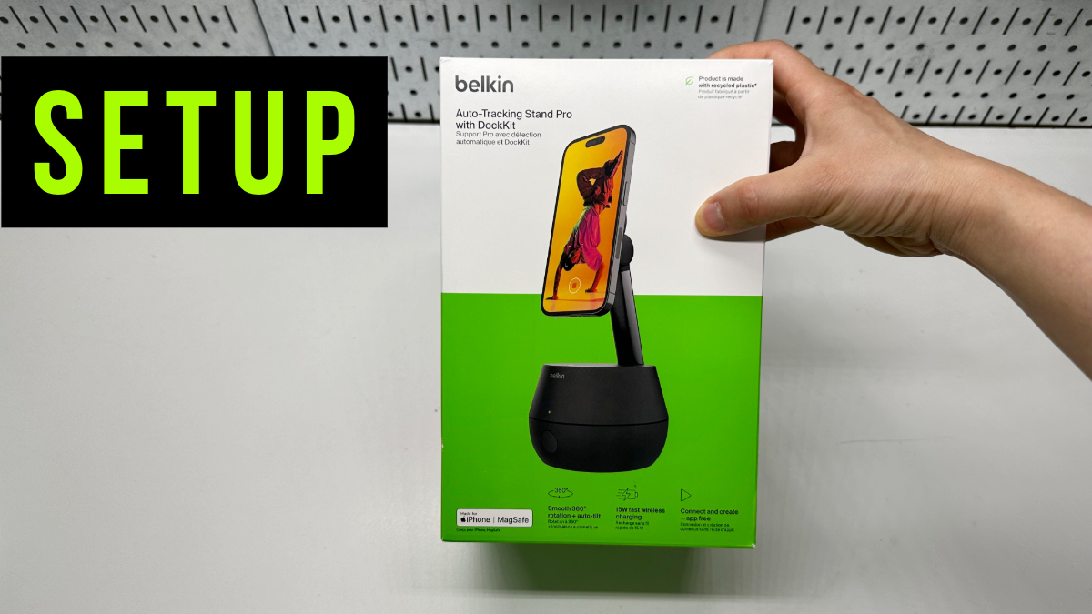 新品未使用Belkin Auto-TrackingStandProDockKit Auto-Tracking Stand Pro with DockKit for iPhone | Belkin CA
