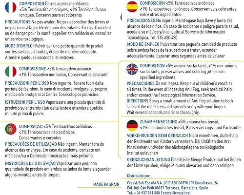 Miniatura 3 de Cressi Unisex Anti-fog Spray