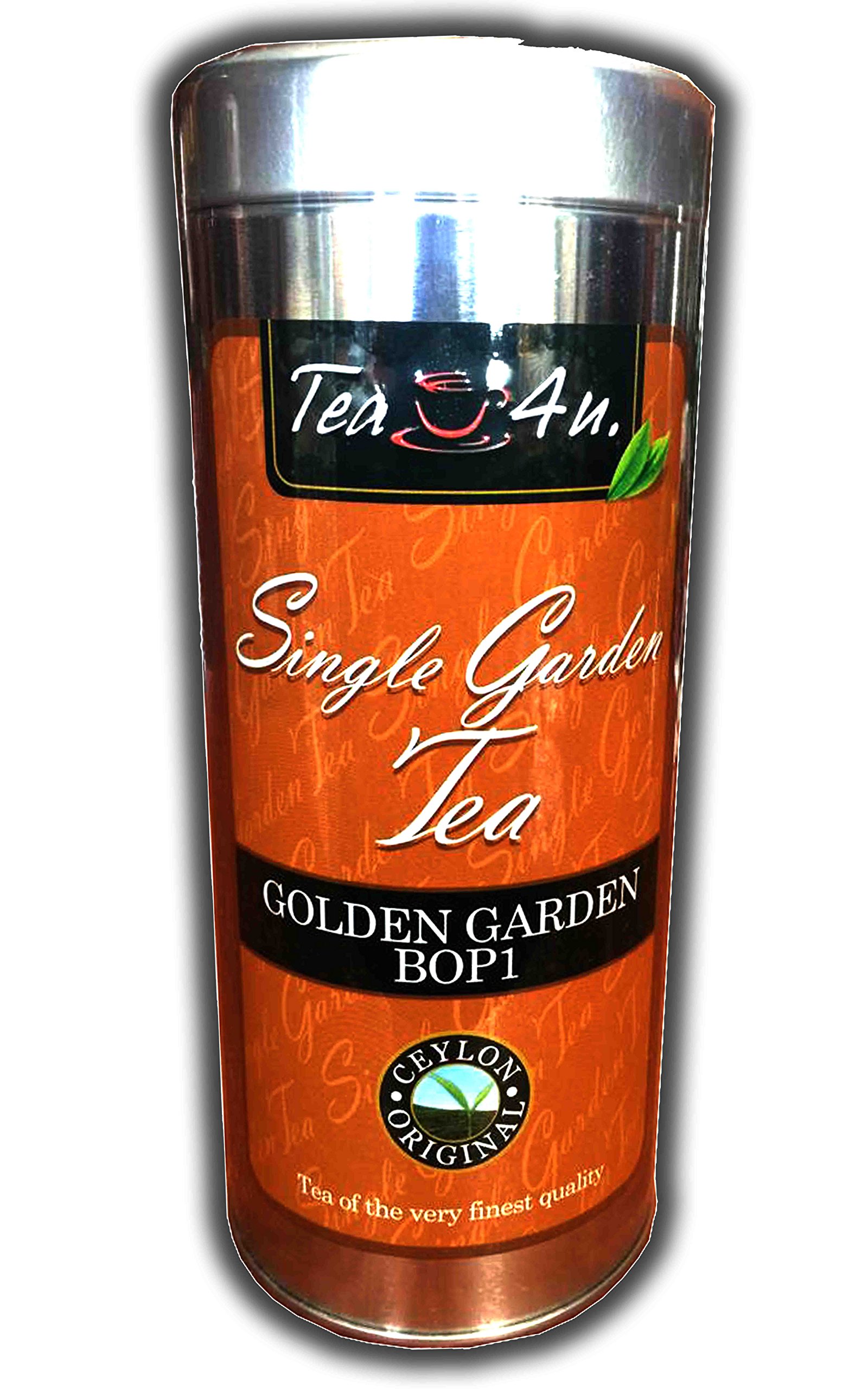 Black Tea | Loose Leaf Tea | Ceylon BOP1 Tea - 125 grams | Golden Garden BOP1| Ceylon Tea |