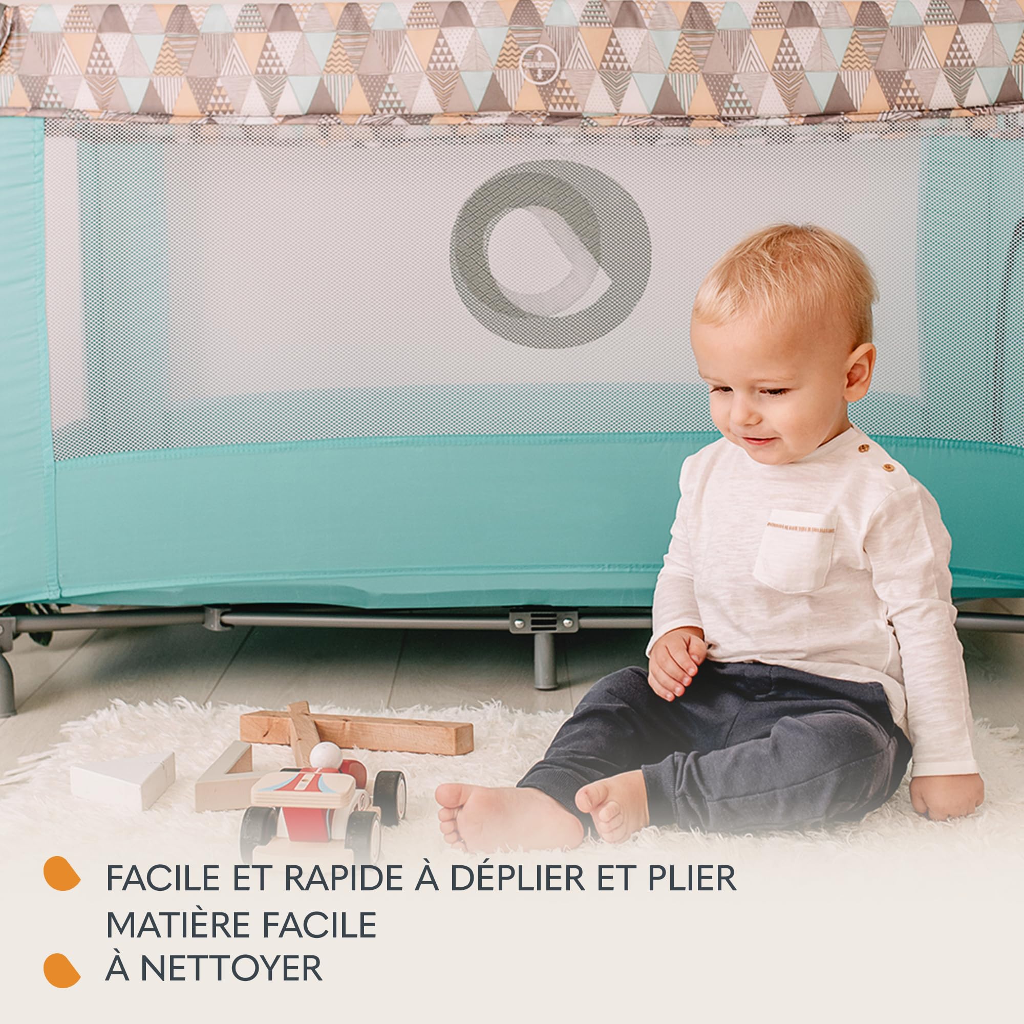 LIONELO Stefi lit bebe bebe jusqu'à 15 kg, entrée latérale, dispositif de protection contre le pliage accidentel LockGuard, système de pliage rapide, sac de transport (GREY)