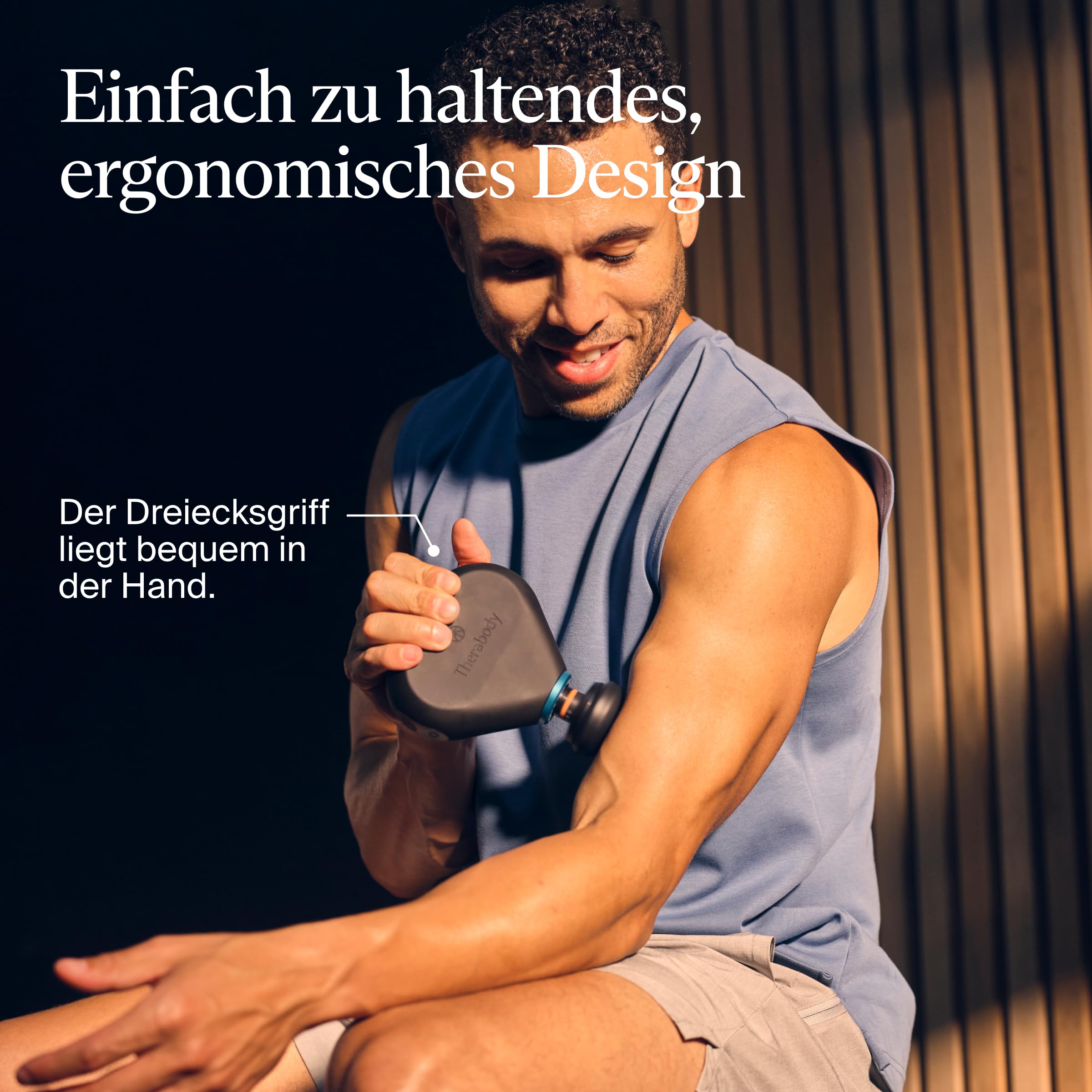 Therabody Theragun Mini Plus Tragbare Massagepistole mit Wärme (Schwarz) | Muscle Massager Gun On-the-Go - Travel Essential for Deep Tissue Back , Neck Arm & Leg Muscle Tension Relief & Revocery