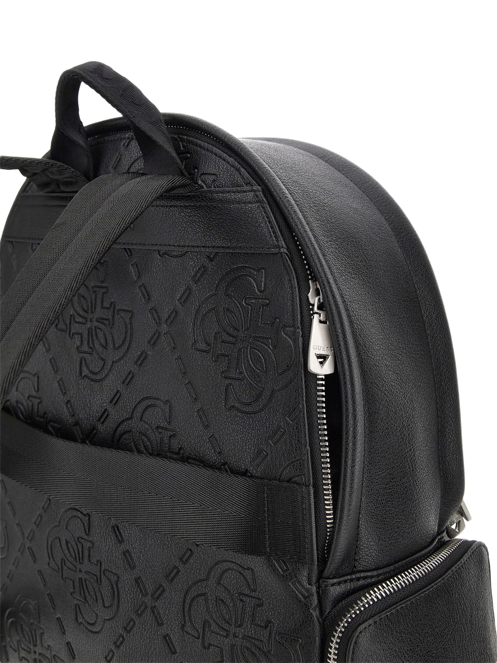 GUESS zaino per il tempo libero Boston Backpack Black nero