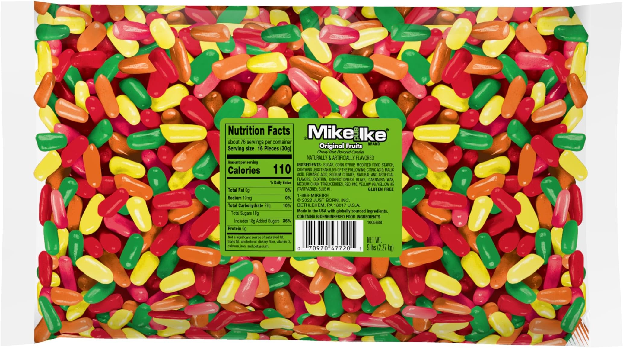 Mike and Ike Original Flavors- 5 lb bag (Basic)