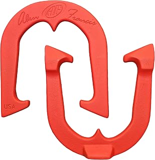 Alan Francis Signature Professional Pitching Horseshoes- Made n The USA! (Red- Single Pair (2 Shoes)) Price In India