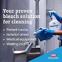 Vista 4 de Clorox Healthcare Bleach - Recambio de limpiador germicida, 128 onzas líquidas (el paquete puede variar)