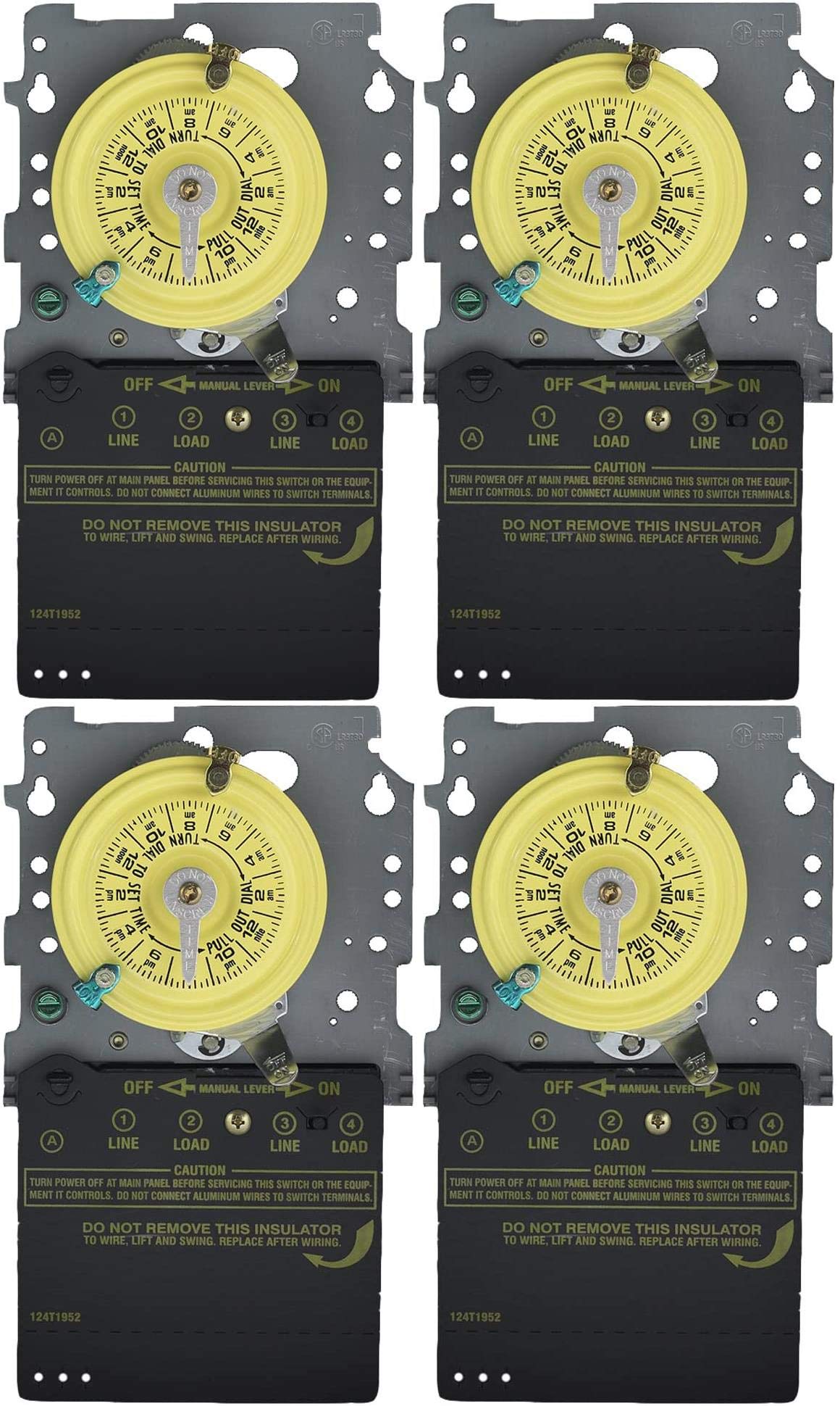 IntermaticT100 Series 125 V Time Switch Mechanism with SPST switch - Pool Controls and Timers - Intermatic