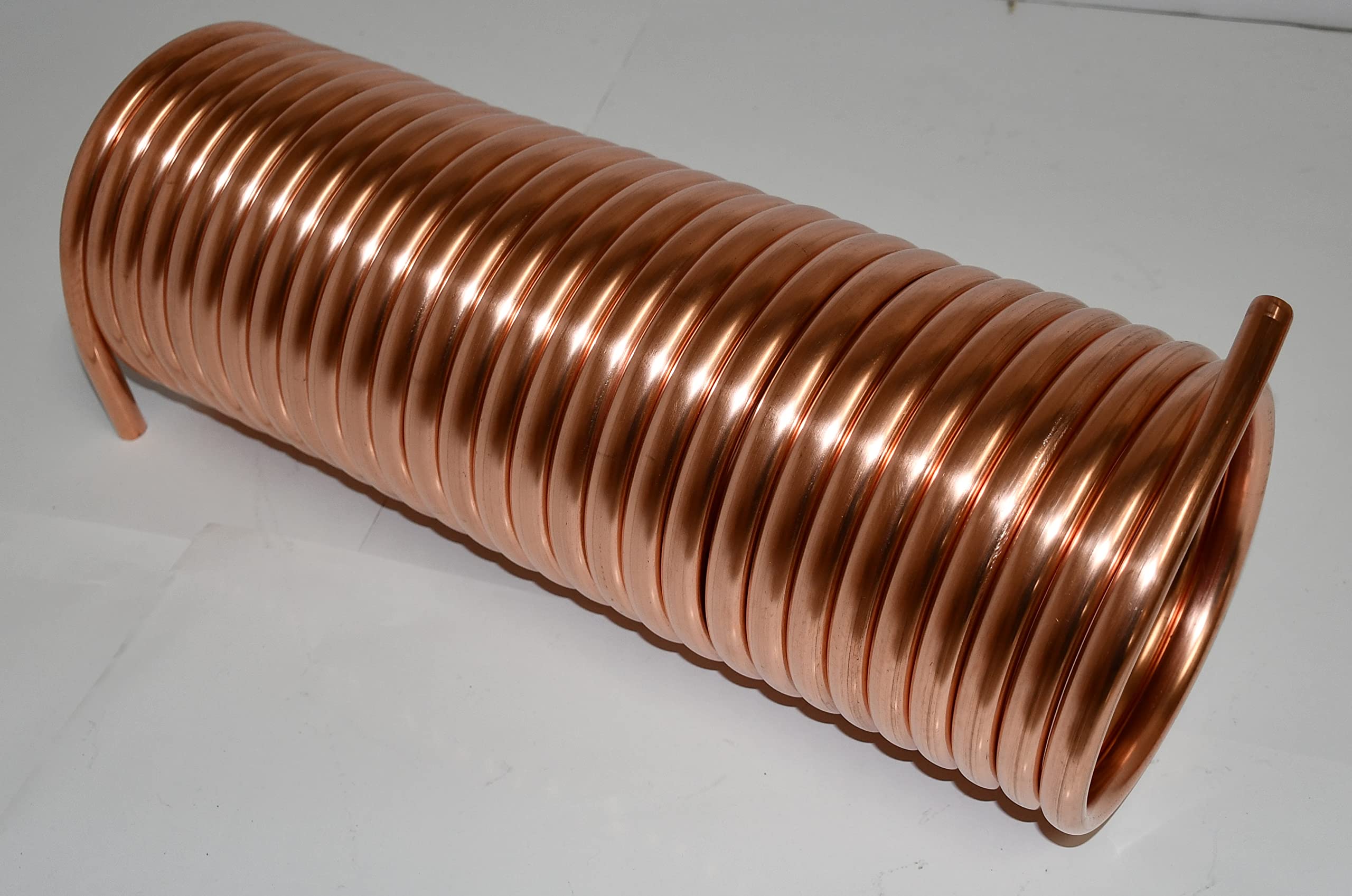 Spirale aus 15m Kupferrohr 15x1mm für OFENROHR 150mm DN 150 mit InnenDurchmesser von ca.154mm