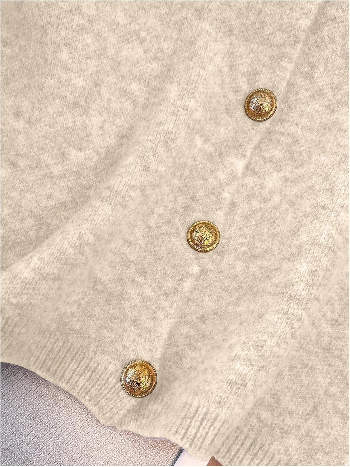 Women's Button Down Sweater Vest Sleeveless Crewneck Knit Outerwear Old Money Knitwear - Image 6