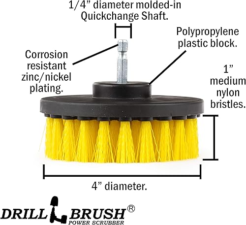 Miniatura 5 de Suministros de limpieza - Cepillo para fregar - Accesorios de baño - Cepillo de taladro - Limpiador de baño - Alfombra de baño - Limpiador de