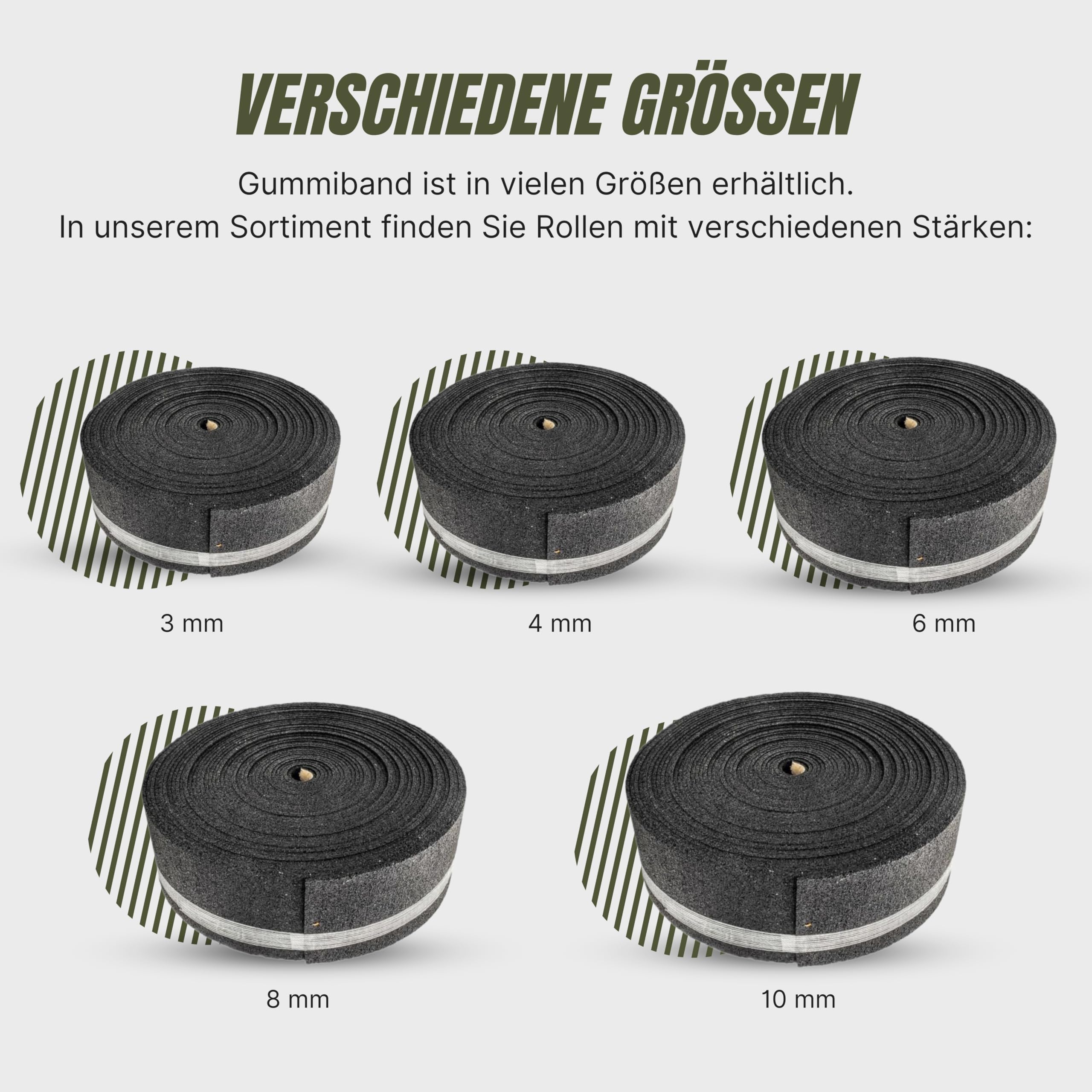 MISTERKANISTER Gummigranulat-Rolle 10m - Terrassenpads & Bautenschutzmatte | 250x6mm