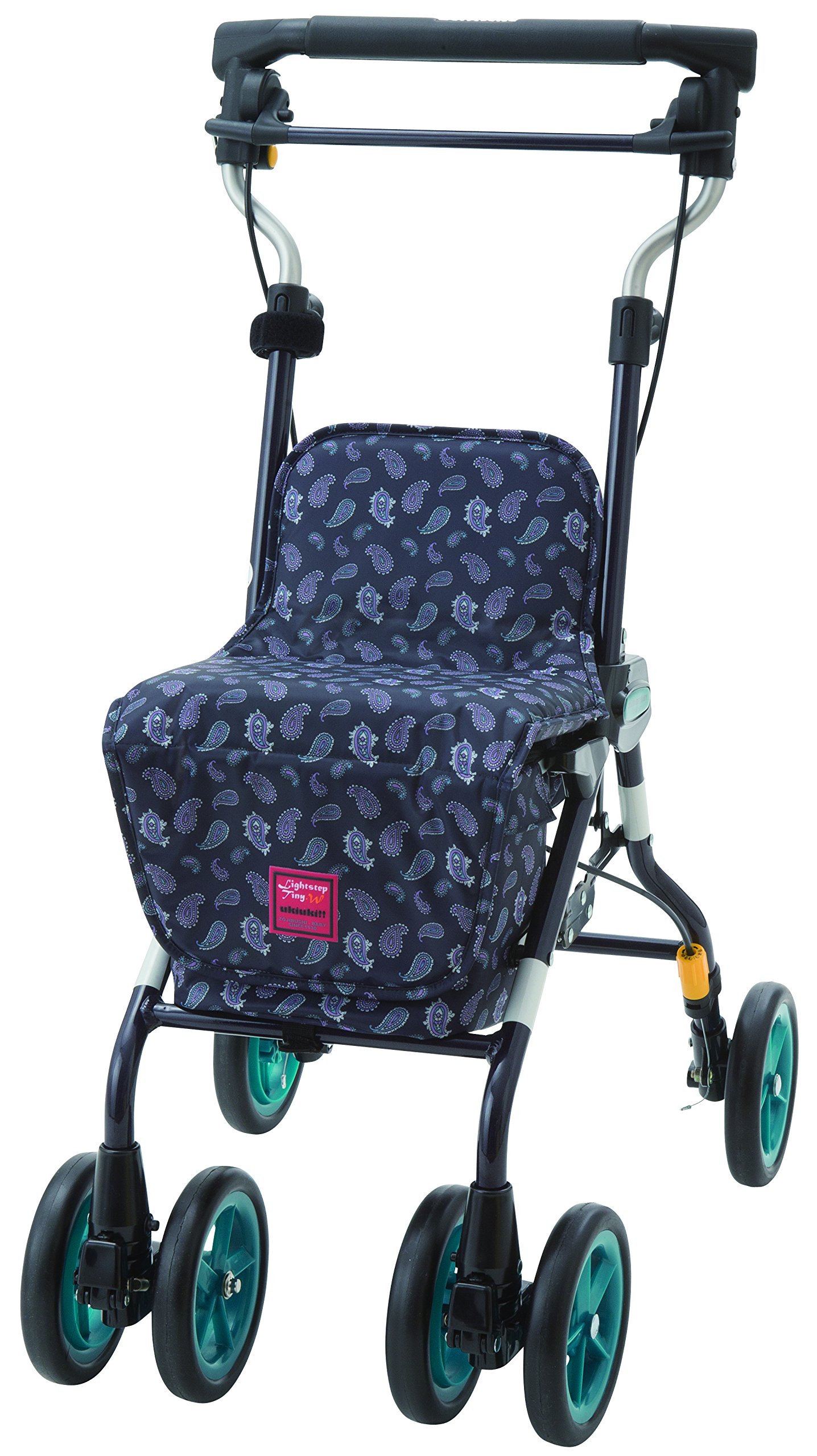 美品✨ライトステップ タイニーW III ウキウキ シルバーカー Amazon | ウィズワン ライトステップ・タイニーW ウキウキ(ペイズリー