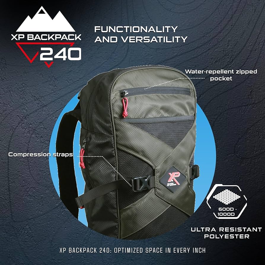 Amazon.com: XP Metal Detectors Backpack 240, Light and Robust