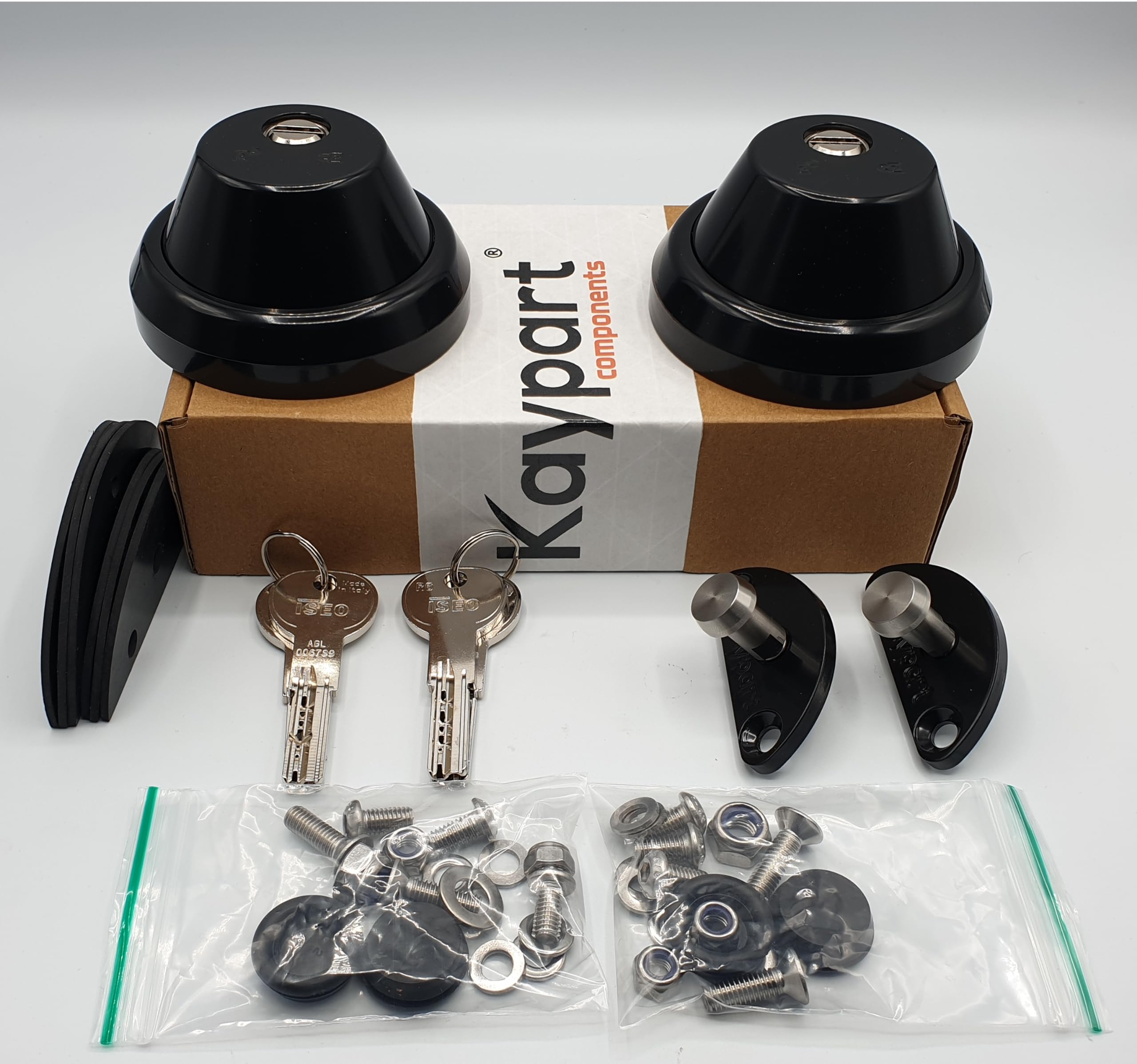 Kit Serrures Complètes Ford Transit Custom MK8 (2015-2020) - Avec Clé Remote Métal/ABS, Remplacement