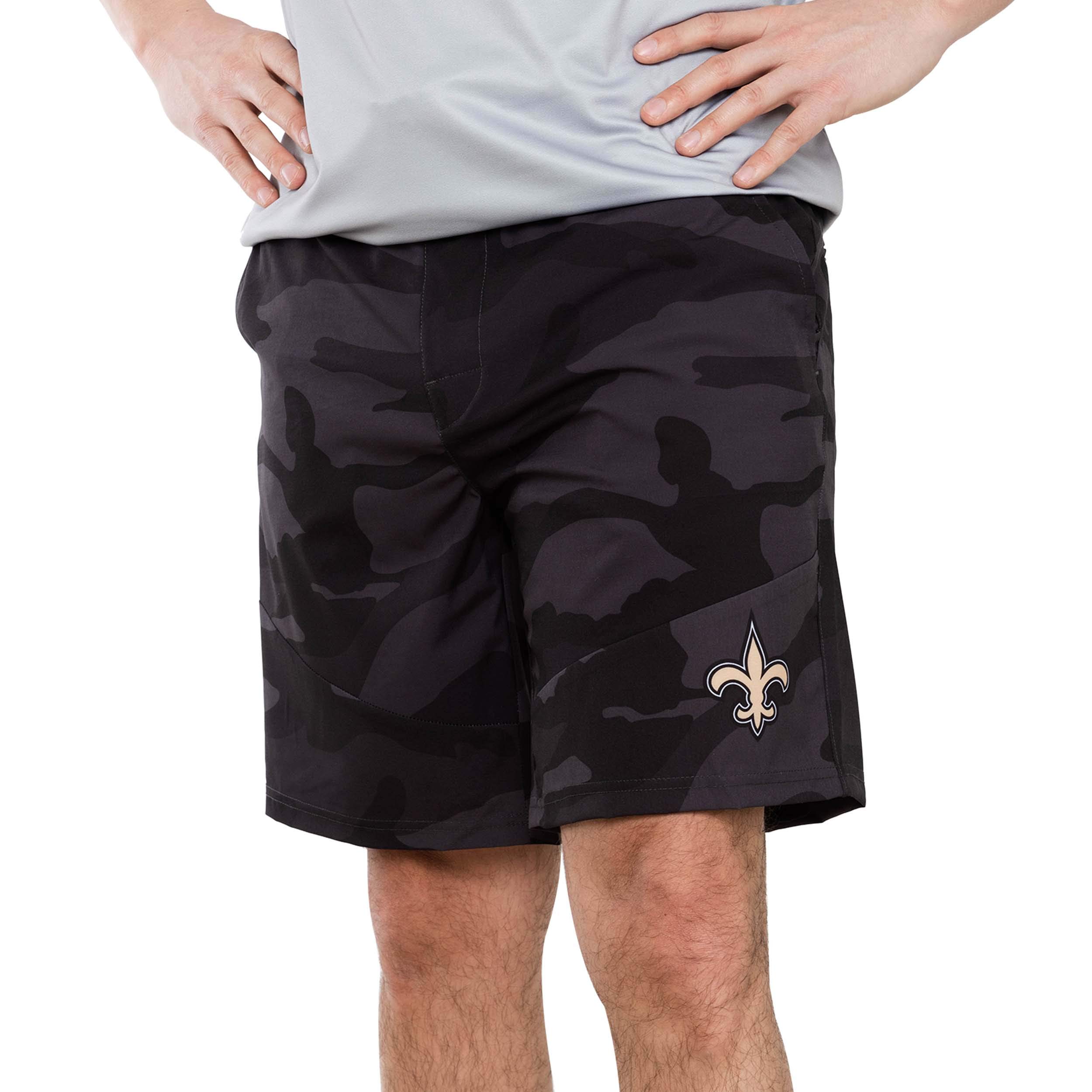 FOCO New Orleans Saints NFL Mens Nightcap Camo Walking Shorts - XXL