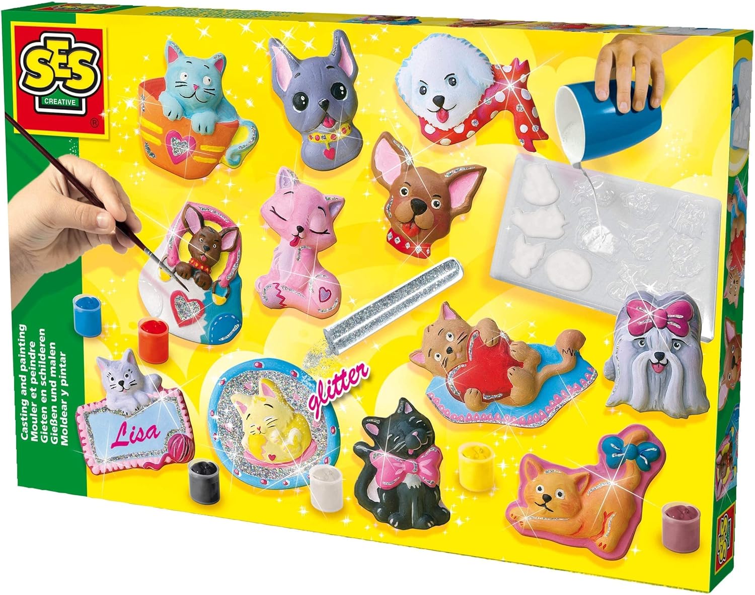 SES Creative : Casting and Painting Cats and Dogs