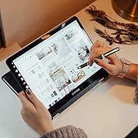 Vista 4 de Gel Ink Rollerball Stylus Pen - 18 Pack,0.38mm Gel Pen Extra Fine Point,2 in 1 Capacitive Stylus Pen,Black Ink,Writing Smoothly for