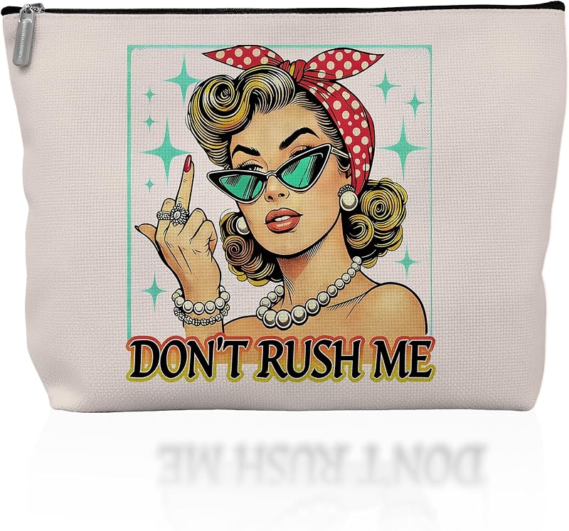Necessaire de maquiagem Forest Charger Retro Pinup, Pink-Feminist-12