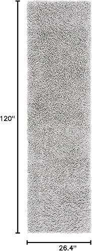 Vista 177 de SAFAVIEH Venus Shag Collection - Alfombra decorativa, 2 pies 7 pulgadas x 5 pies, color marfil, diseño sólido, no desprende pelusa y de fácil