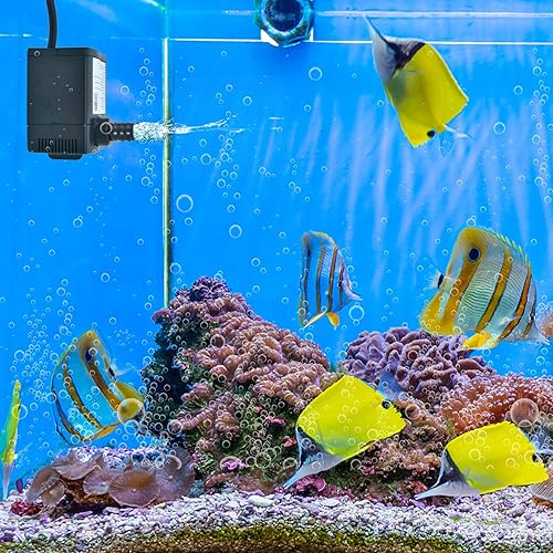 Miniatura 9 de Goplus Bomba de agua sumergible de 240 GPH (900 LH, 22 W), bomba de agua ultra silenciosa con elevación de 7.2 pies de alto, cable de alimentación