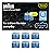 Braun Clean & Renew Refill Cartridges CCR, Replacement Shaver Cleaner Liquid Solution for Clean&Charge System, Pack of 6