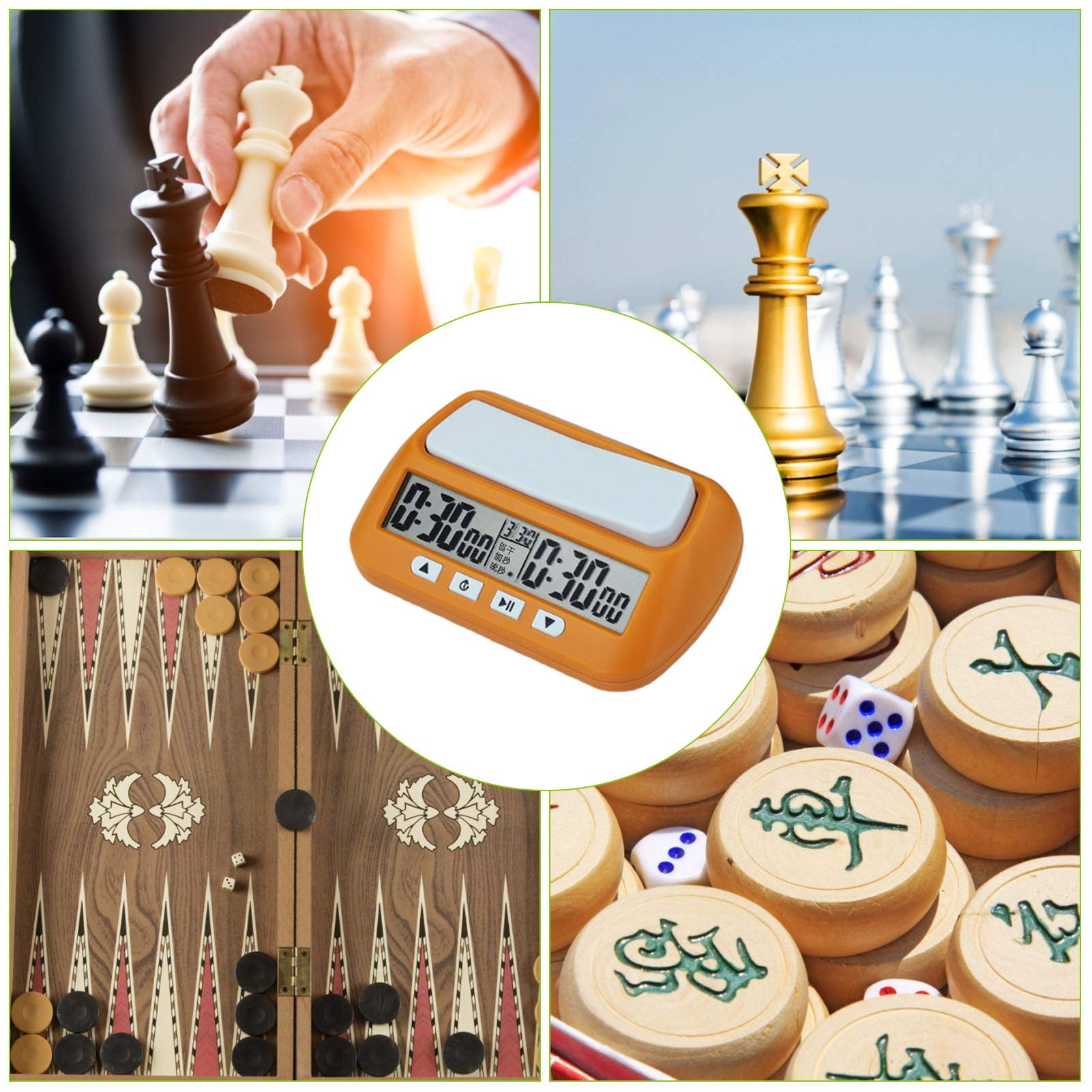 Amazon | 対局時計 デジタル 秒読み チェスクロック ゲームクロック