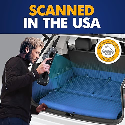 Miniatura 4 de Forro de carga premium para Volkswagen Tiguan modelos de 5 y 7 asientos, diseño de maletero detrás de 2 filas 2018-2024  Tapete de maletero de