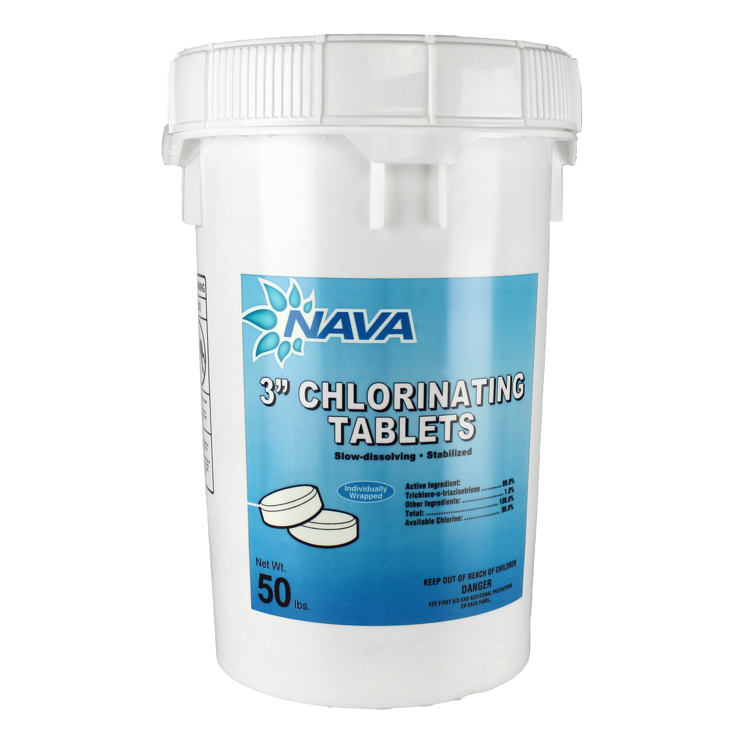 poolking Pool Care 3” Chlorine Tablets - 50 lbs