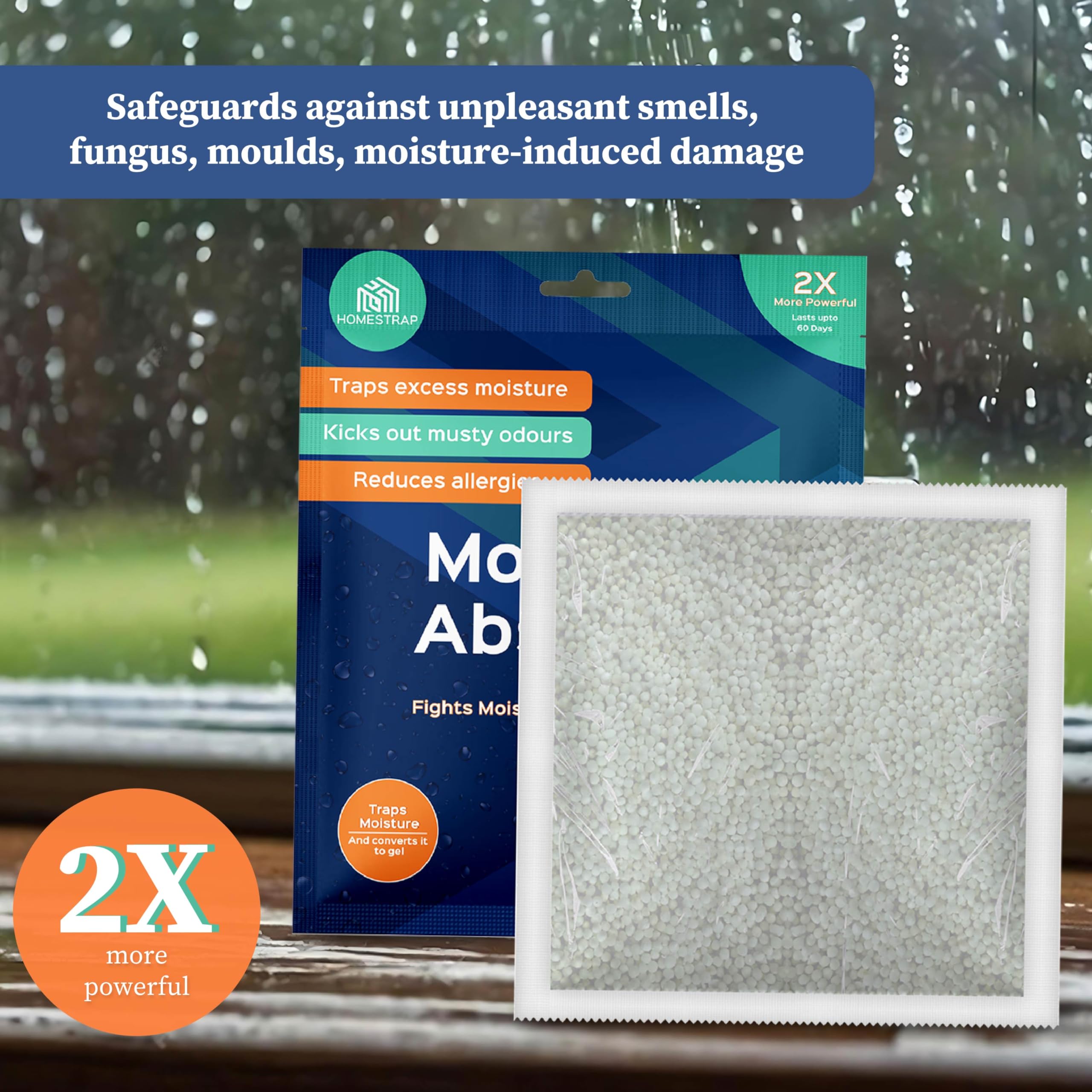 Moisture Absorbers - Protect Clothes & Belongings -3 Moisture Absorbers - Protect Clothes & Belongings -3