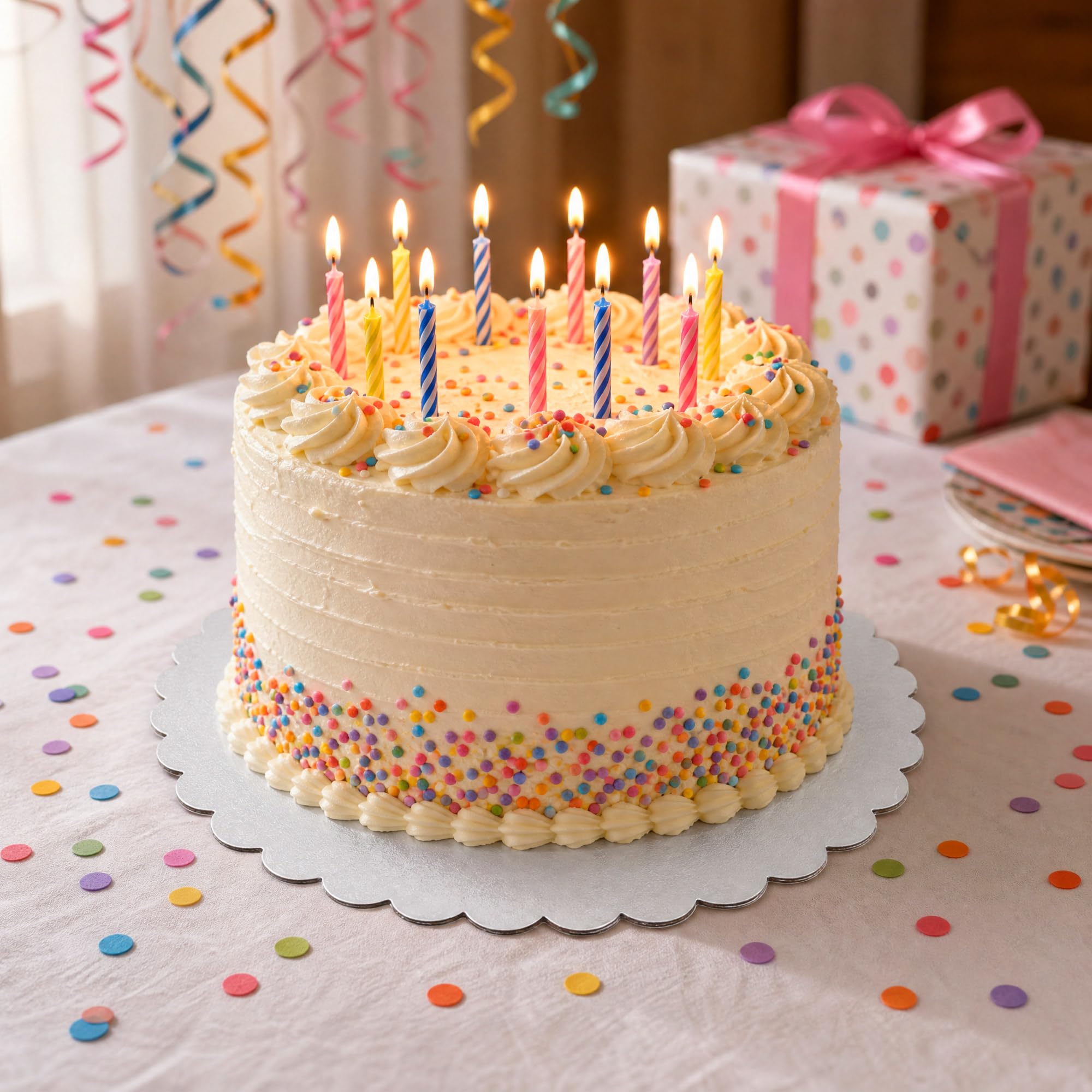 30 Stück Cakeboard 30 cm Rund Silber, 2 mm Dicke Tortenplatte Pappe, Kuchenplatte Rund Pappe für Feiern, Geburtstag, Kuchenpräsentation