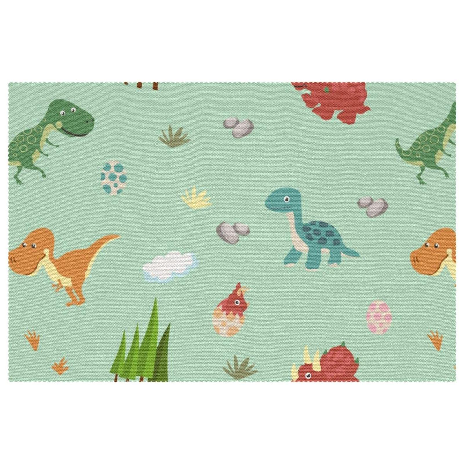 Sets de table dinosaures résistants à la chaleur et lavables