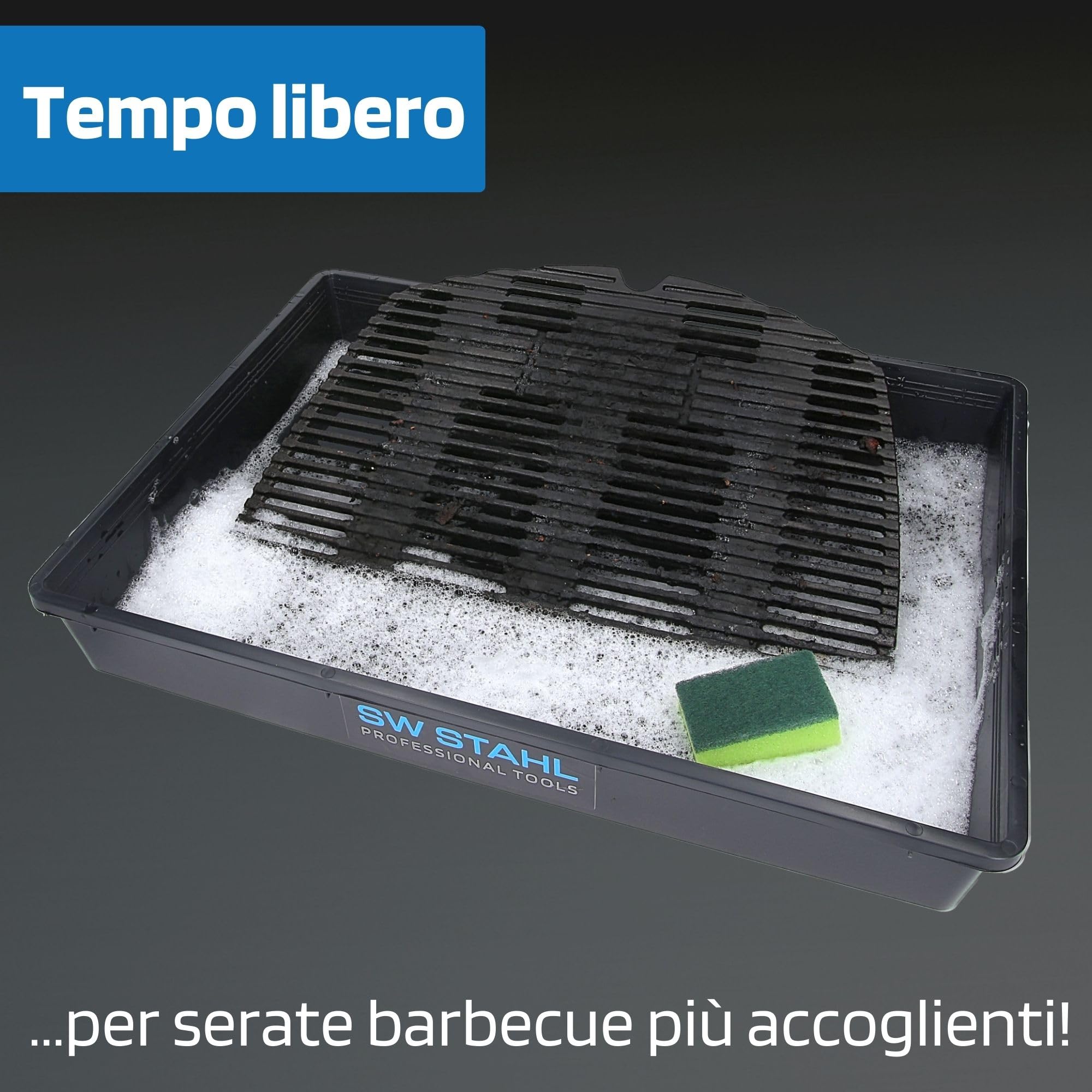 SW-Stahl 07376L Vassoio Universale, 560cm x 430cm x 85cm