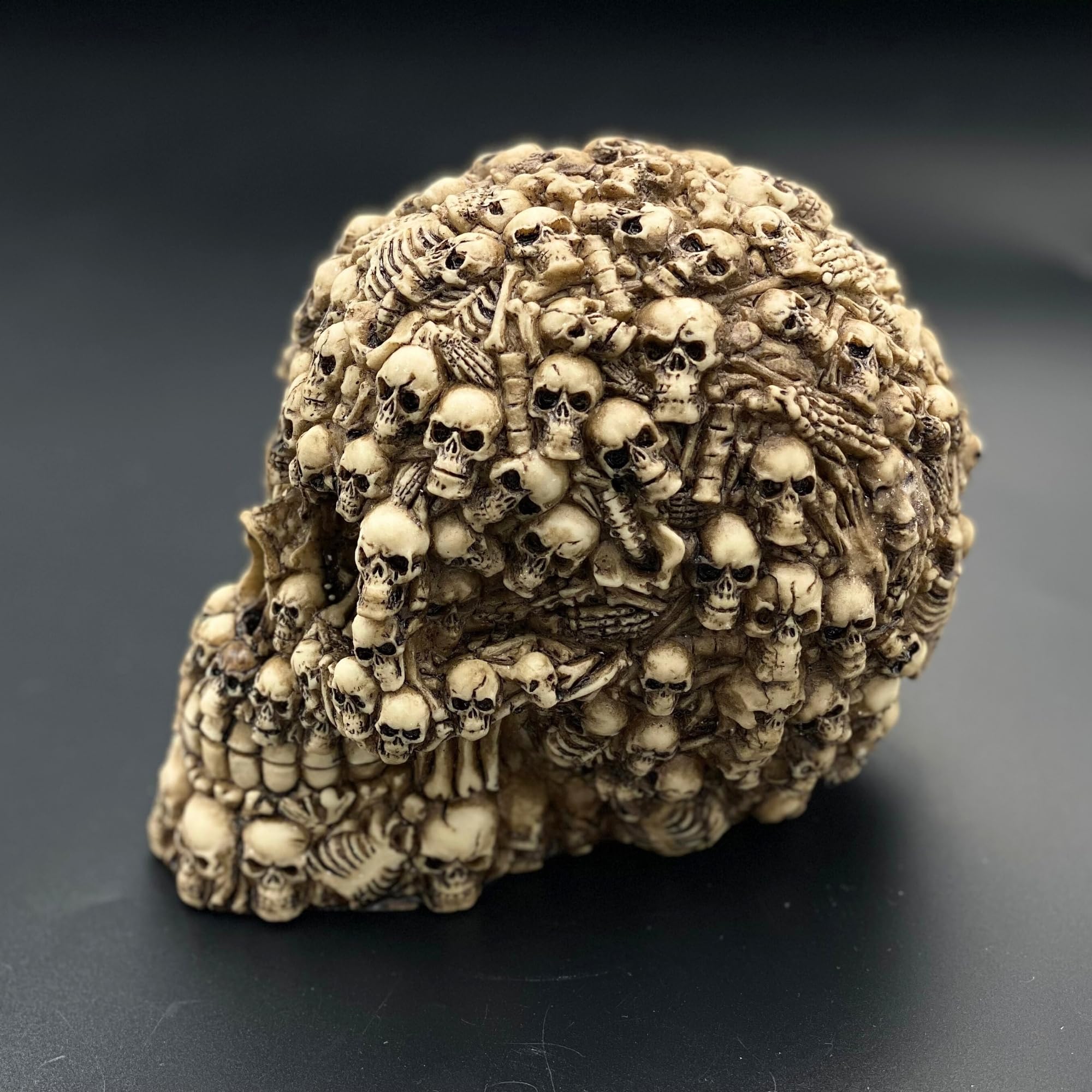 Amazon.co.jp: Marsrut スカル フィギュア 彫刻:リアルな人間の頭蓋骨