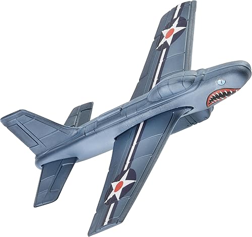 Aeromax Aerobatic Foam Flyer Shark Bite Edition Avión, gris/plateado