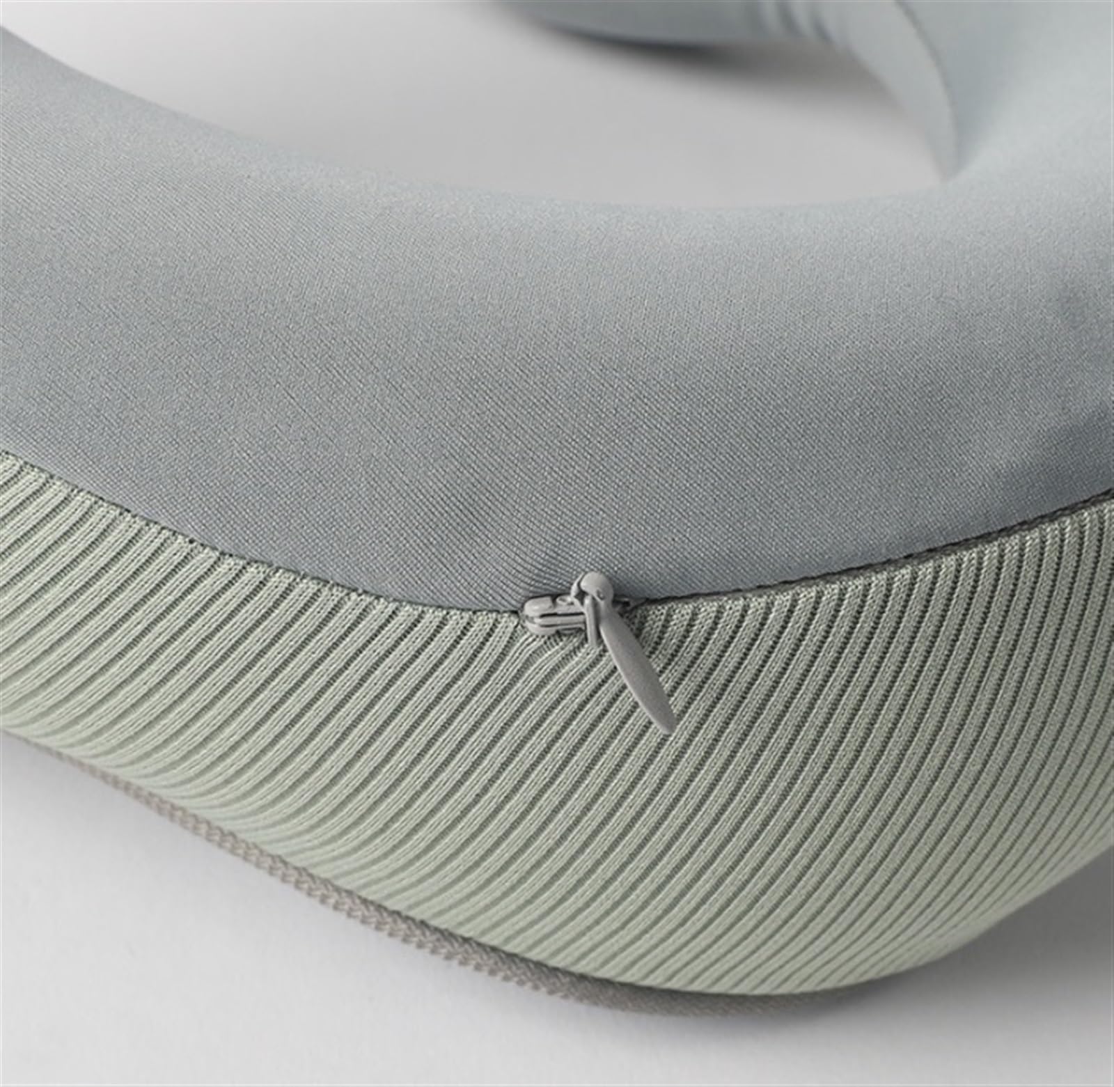 Cojín De Viaje Avión Almohada De Viaje Espuma Viscoelástica para El Cuello, Lavable, para Avión O Coche Coche Tren Oficina(Grey)