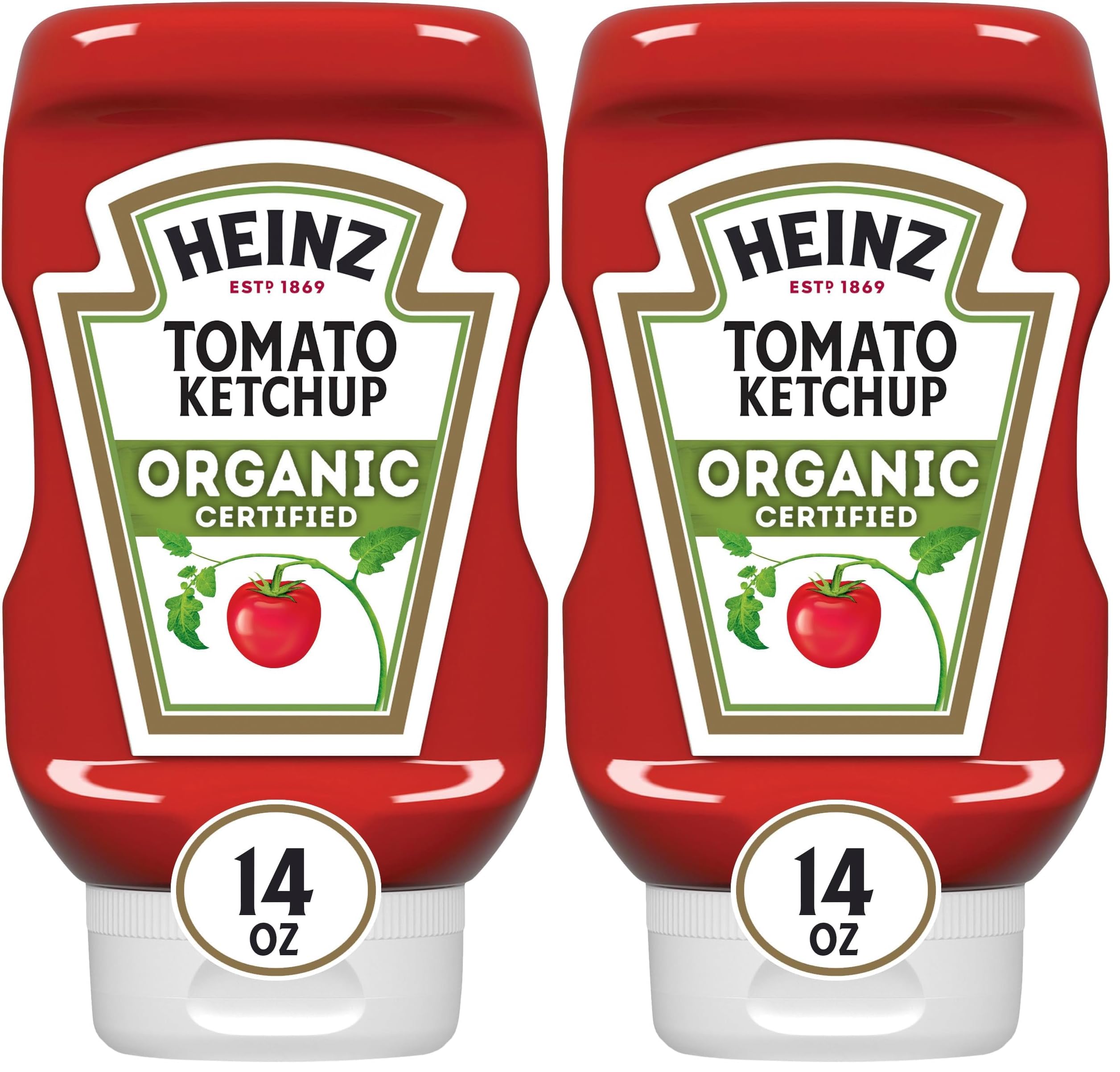 Organic Tomato Ketchup (14 oz Bottle) (Pack of 2)