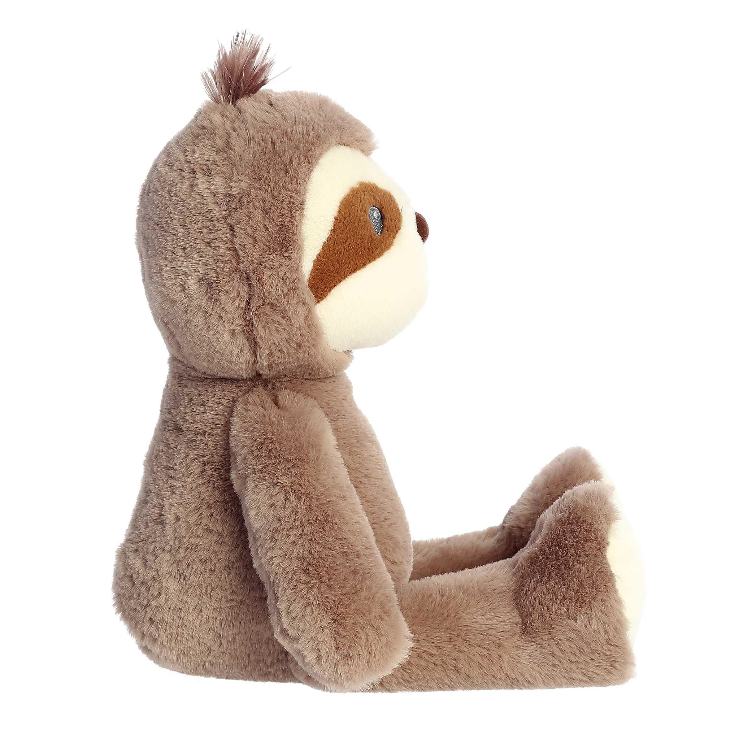 Aurora® Adorable Cuddlers™ Sonny Sloth™ - Animal de peluche para bebé, ayuda para dormir y seguridad, compañero reconfortante, marrón, 14 pulgadas