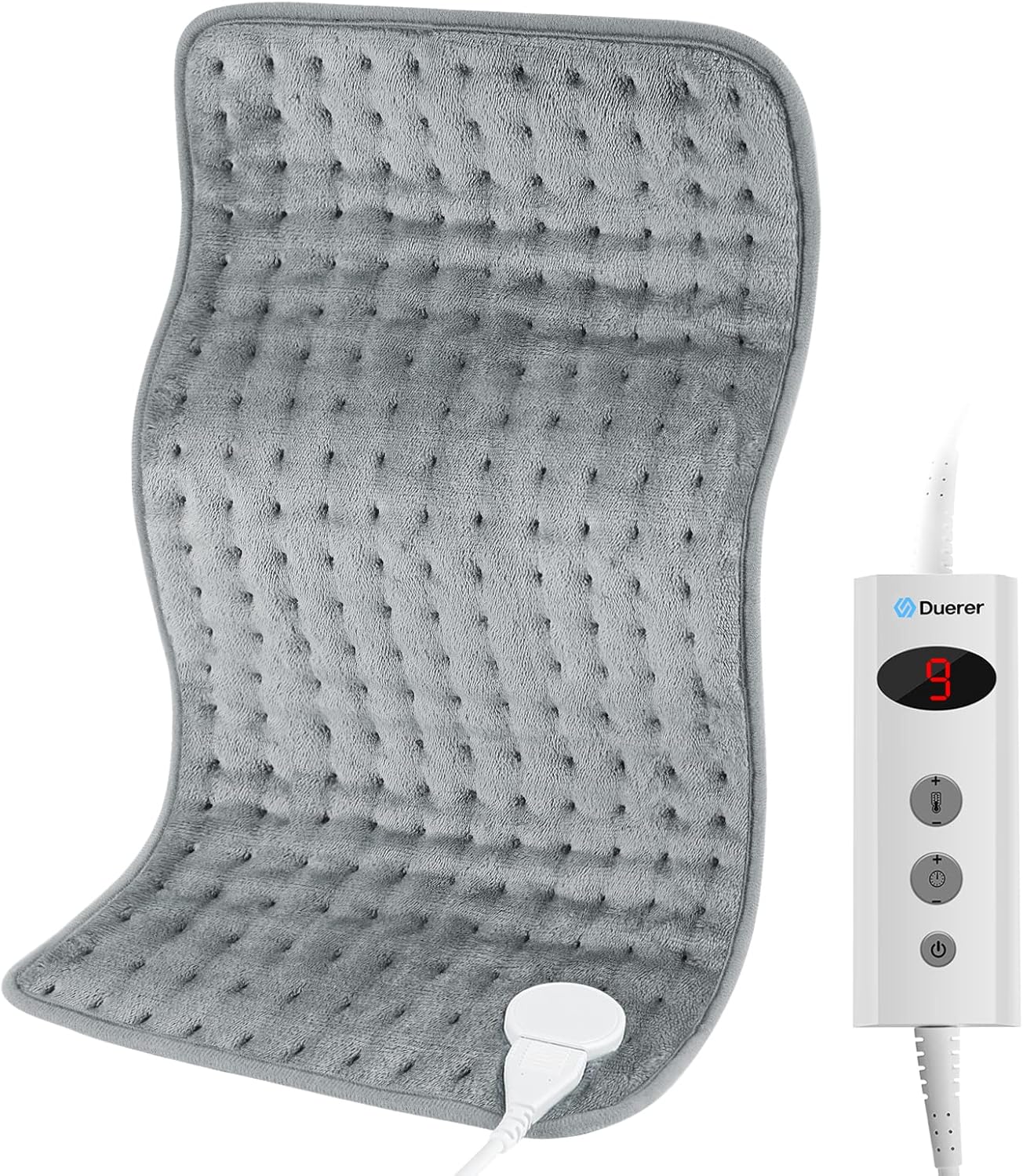 Duerer Electric Heating Pad For Back Pain 12"×24" Heating Pad Period