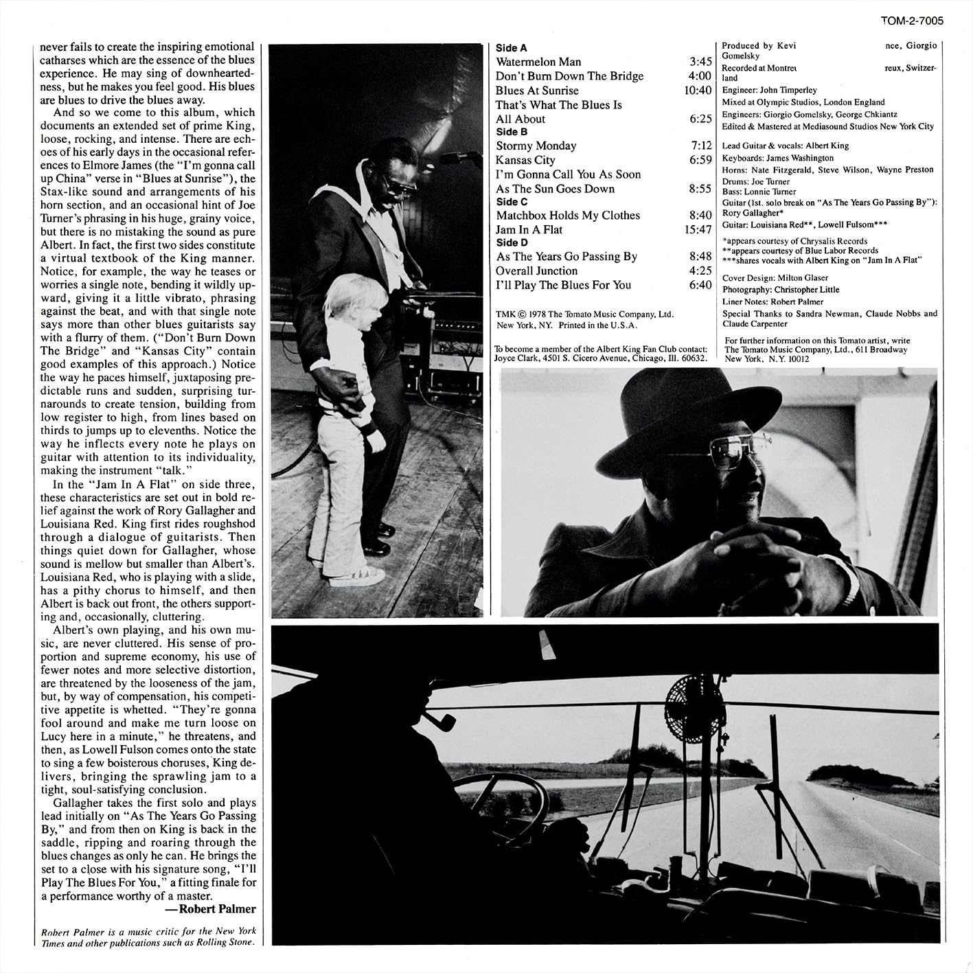 Albert Live Tomato Records Blanco Y Negro 2LP