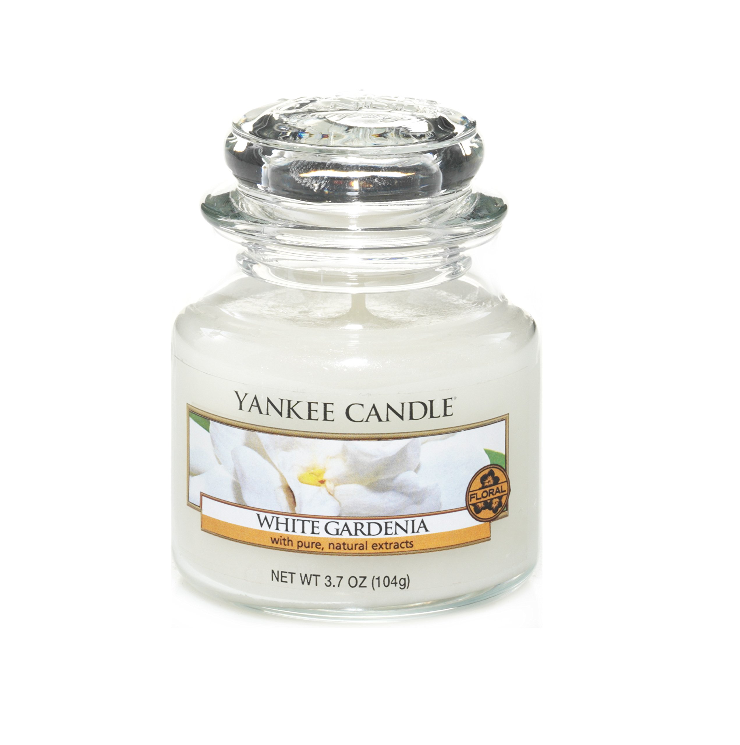 Yankee Candle Small Jar Candle, White Gardenia