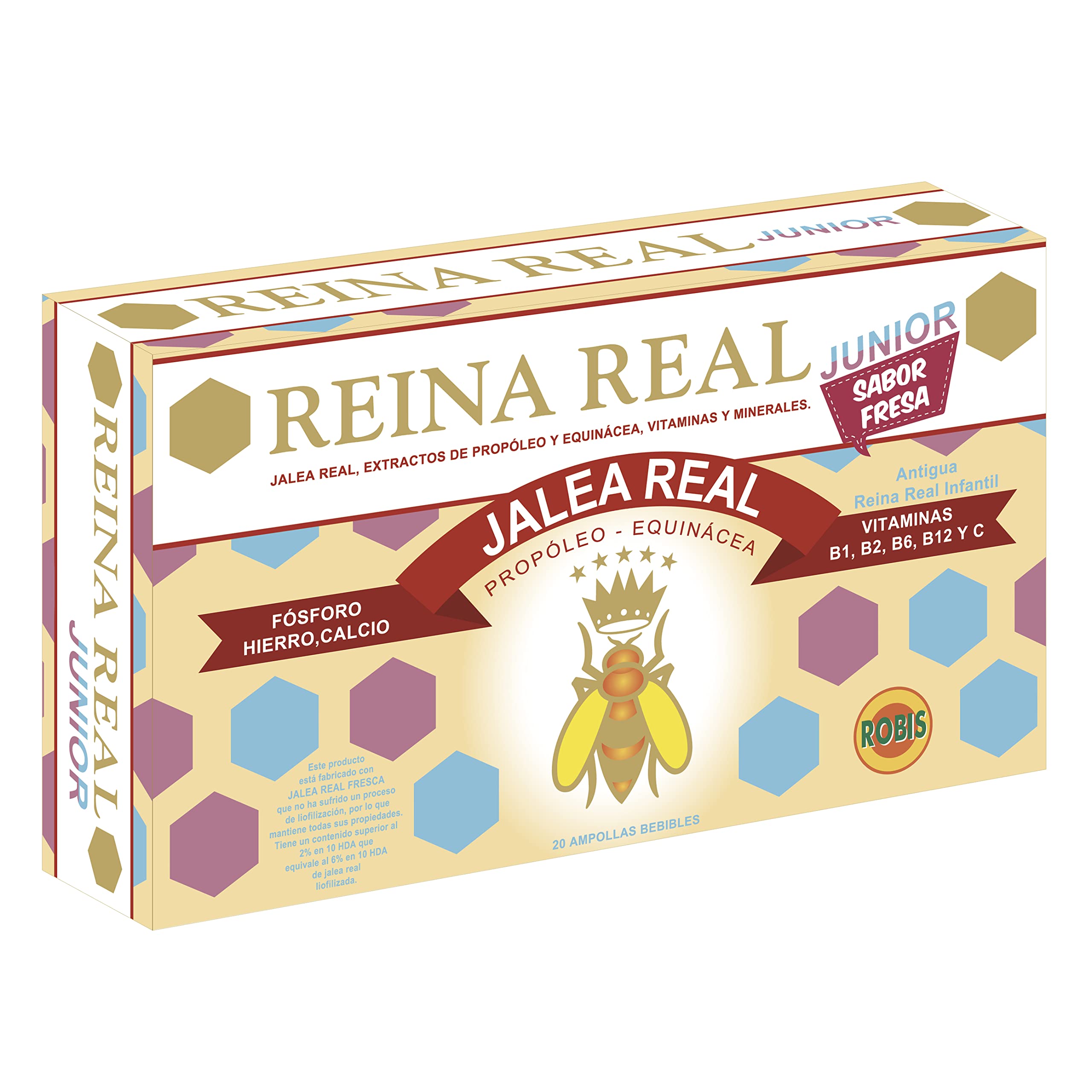 Robis Reina Real Junior Jalea para Niños - 20 Unidades
